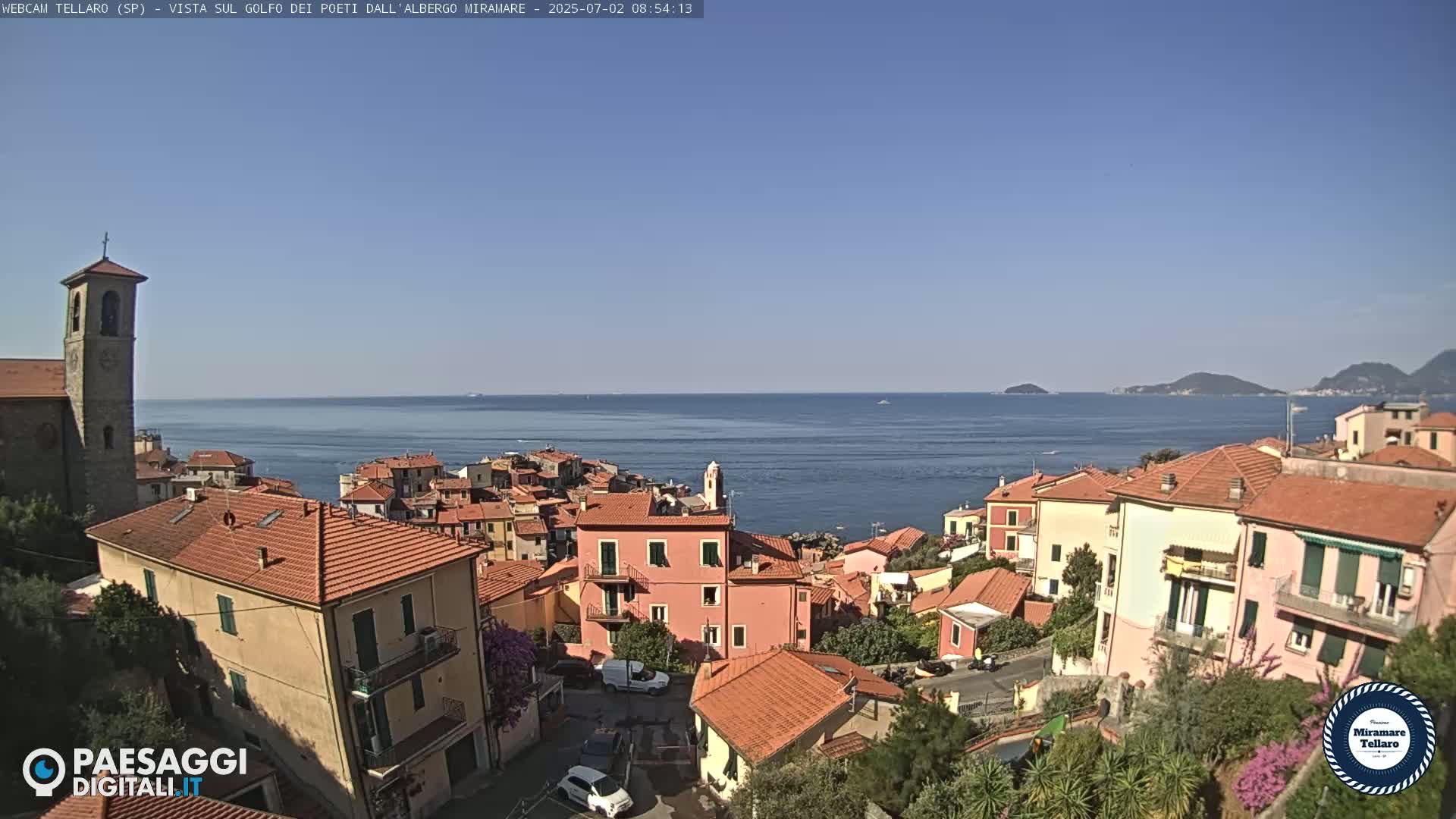 Tellaro City Live Cam - La Spezia, Liguria, Italy