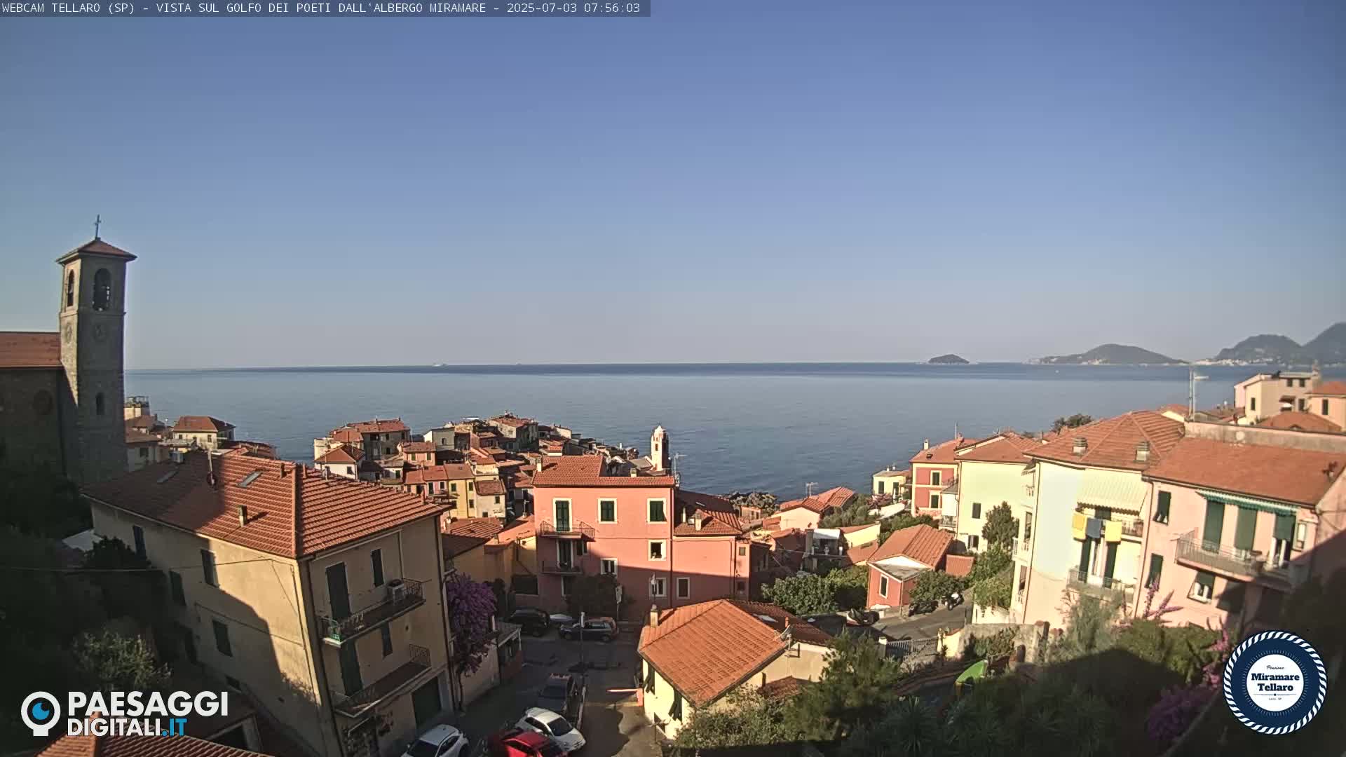 Tellaro City Live Cam - La Spezia, Liguria, Italy