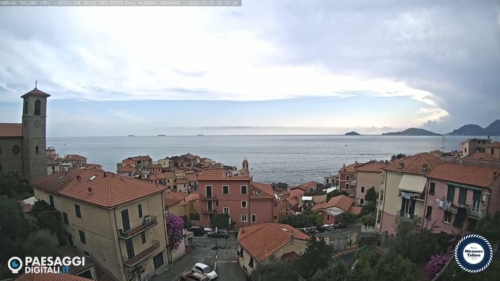 Tellaro City Live Cam - La Spezia, Liguria, Italy