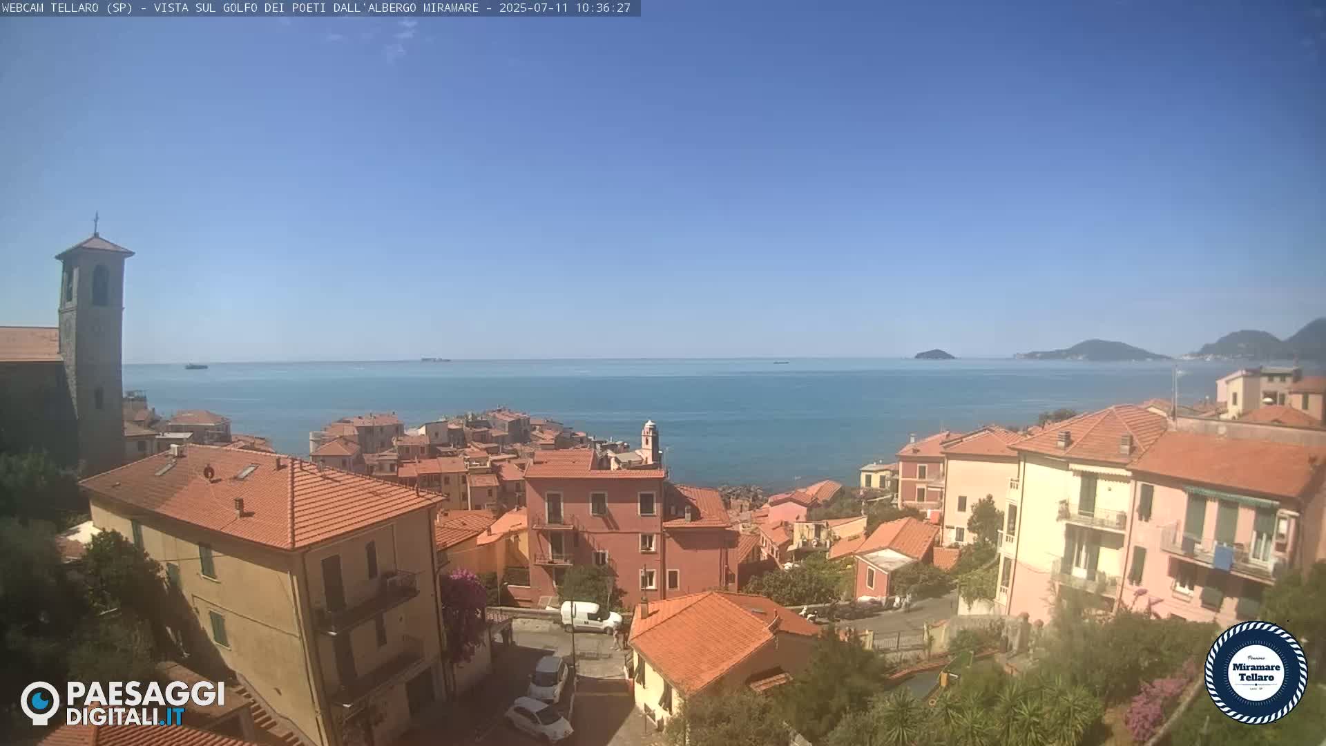 Tellaro City Live Cam - La Spezia, Liguria, Italy