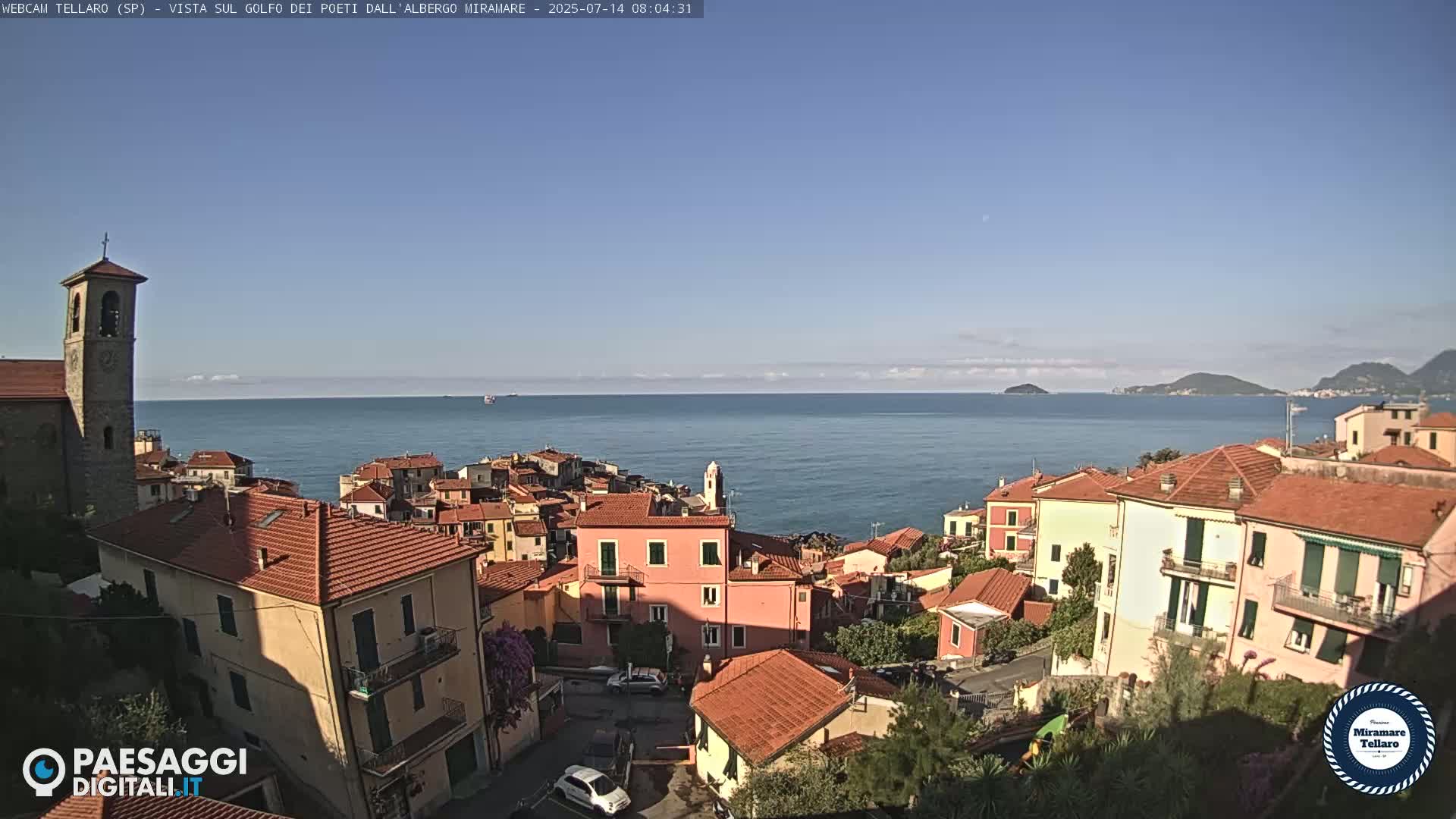 Tellaro City Live Cam - La Spezia, Liguria, Italy