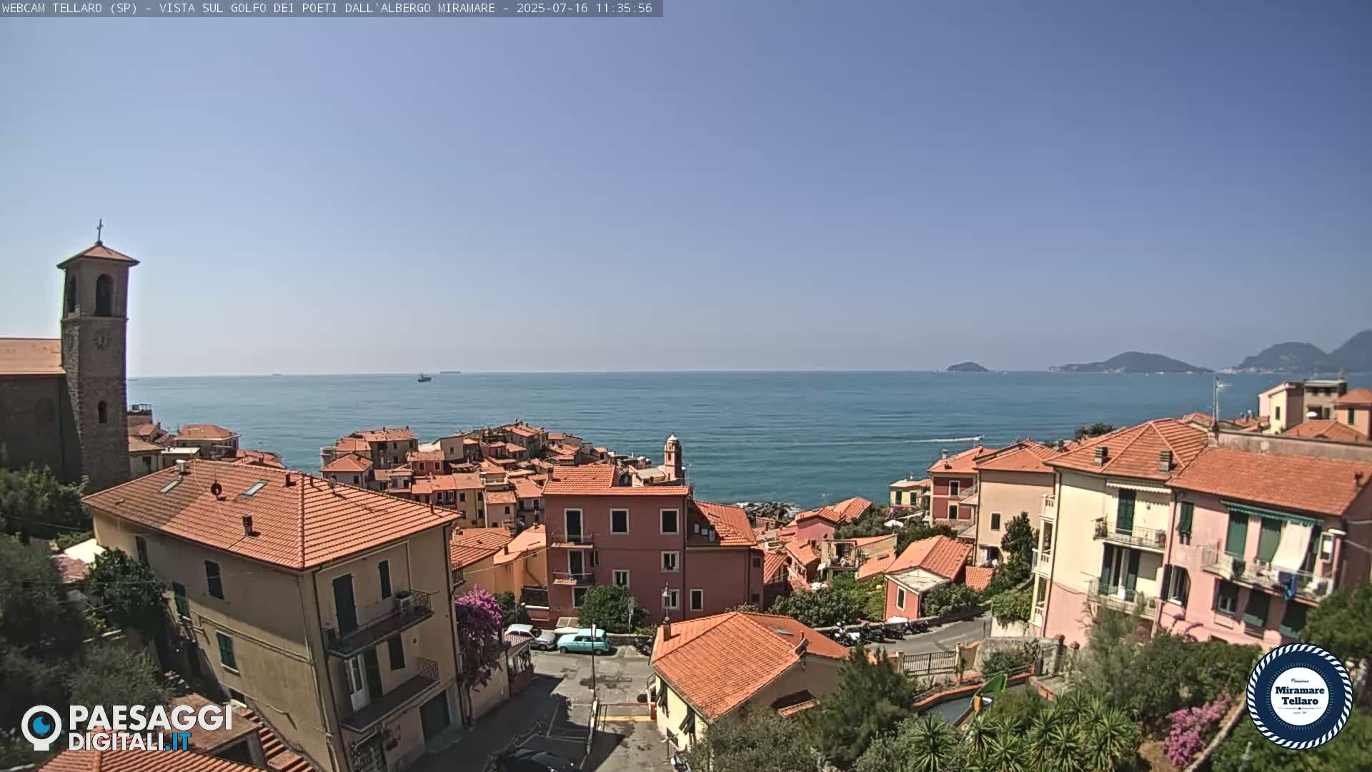 Tellaro City Live Cam - La Spezia, Liguria, Italy
