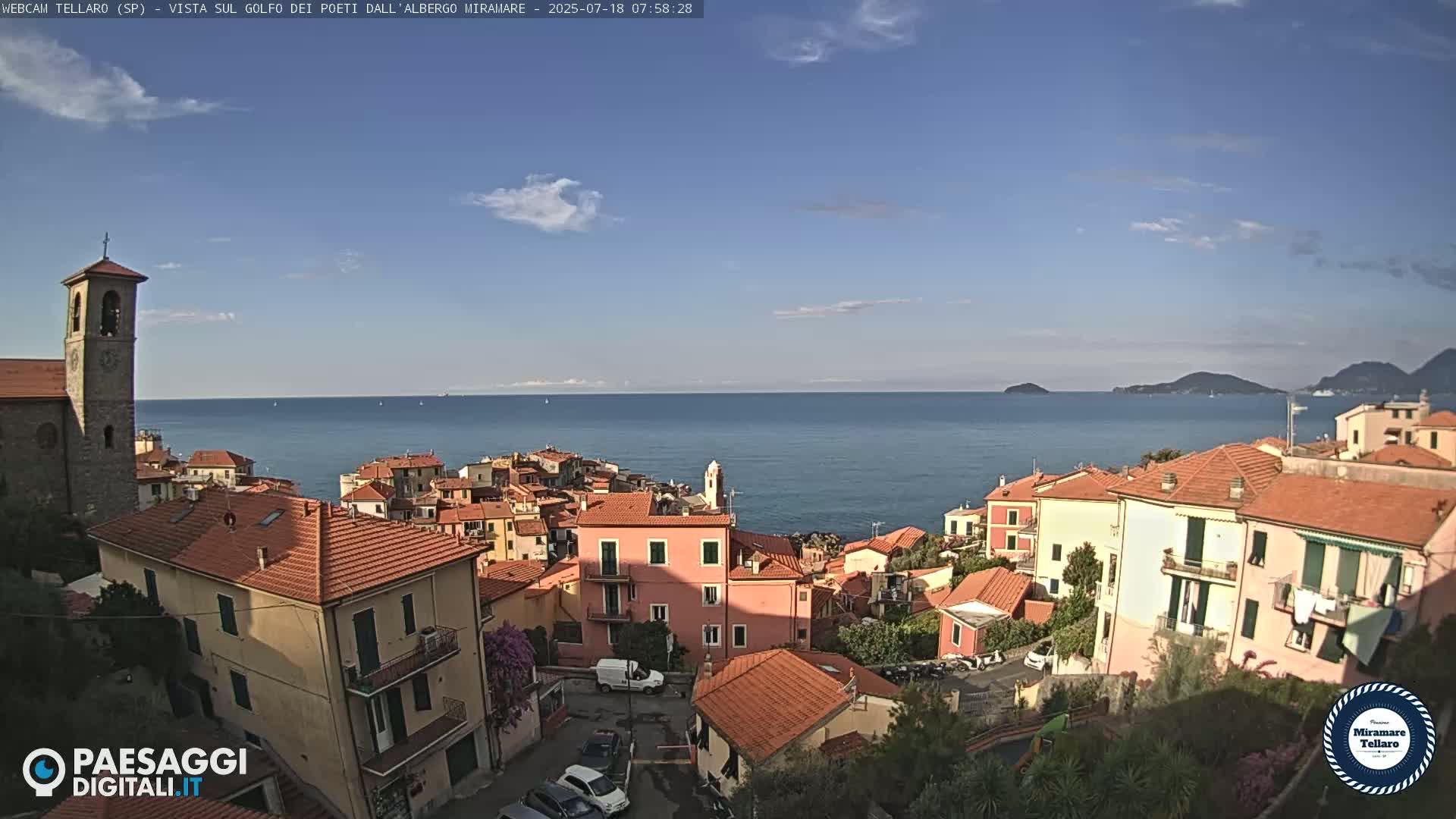 Tellaro City Live Cam - La Spezia, Liguria, Italy