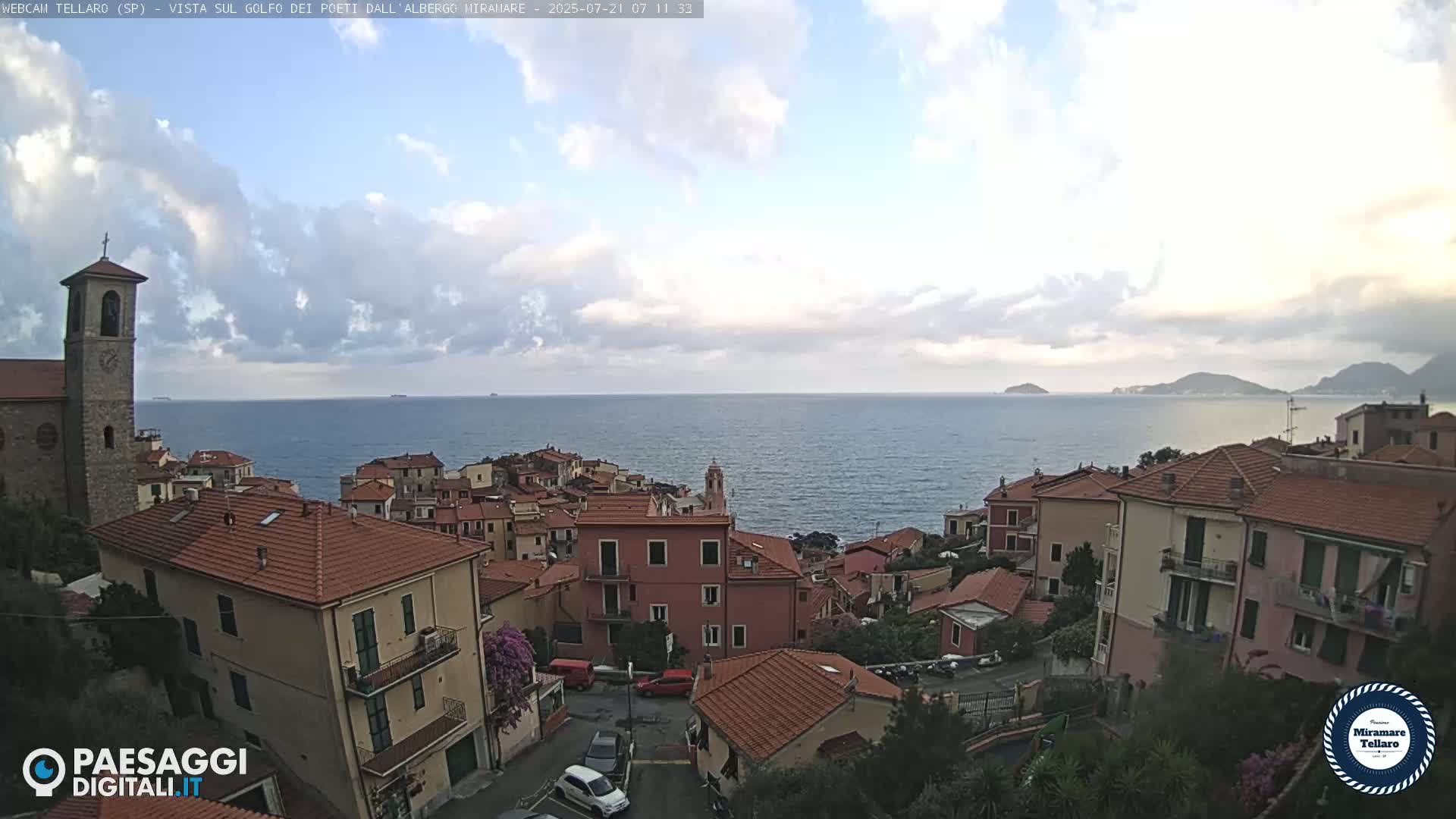 Tellaro City Live Cam - La Spezia, Liguria, Italy