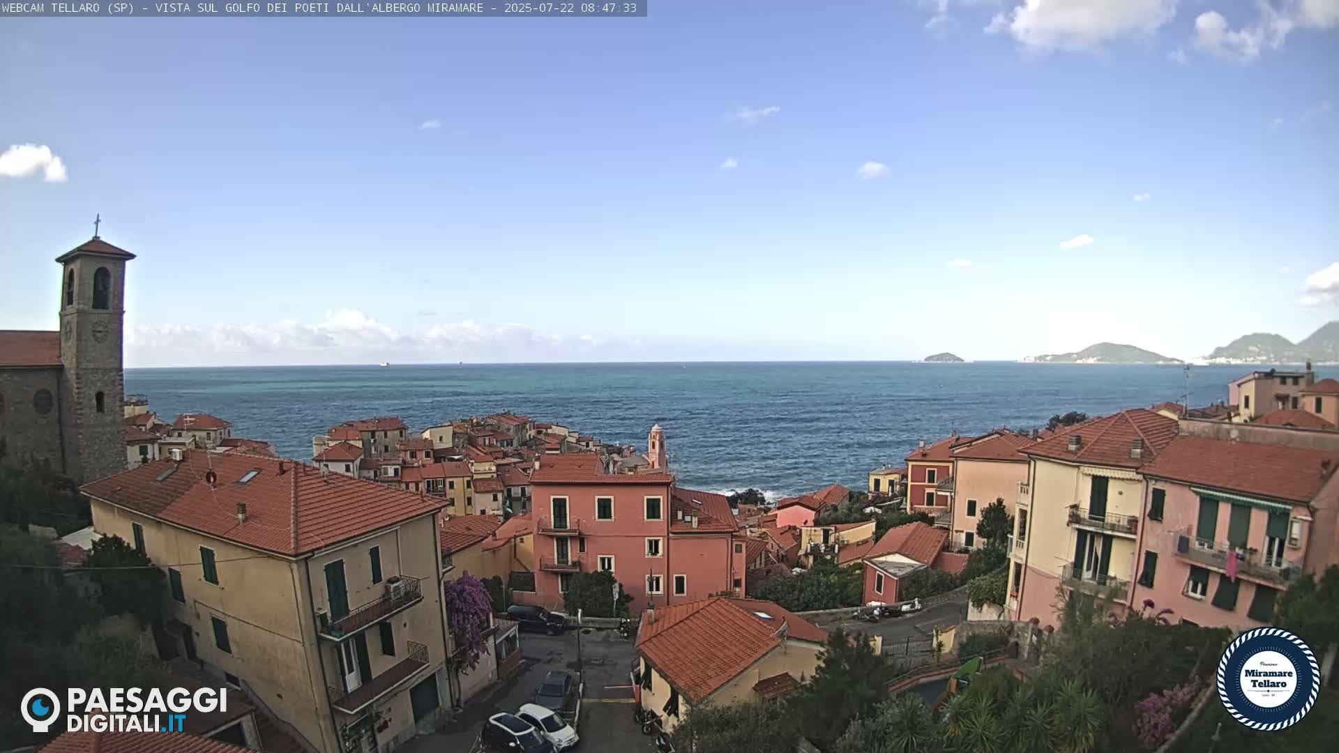 Tellaro City Live Cam - La Spezia, Liguria, Italy