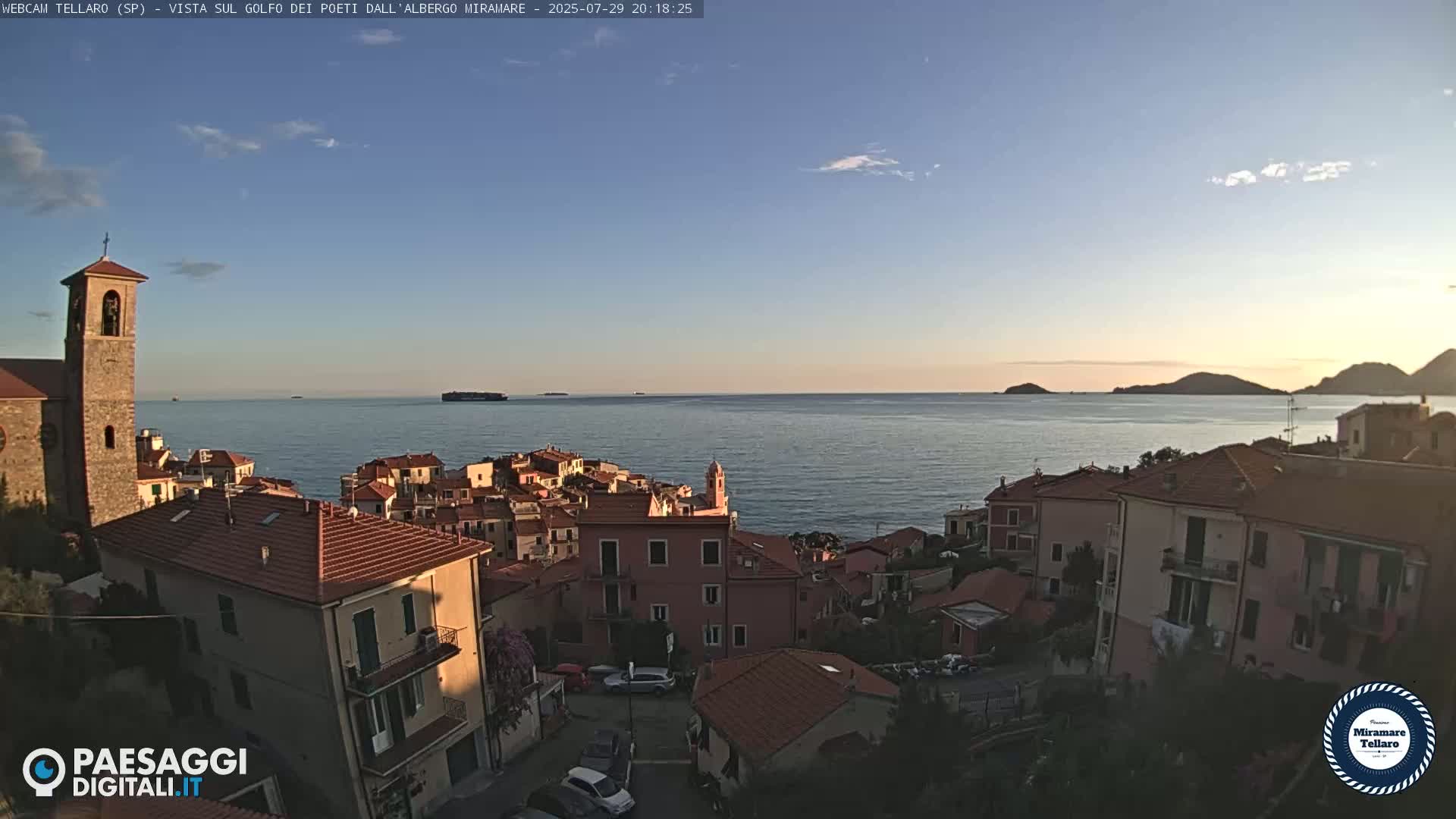 Tellaro City Live Cam - La Spezia, Liguria, Italy