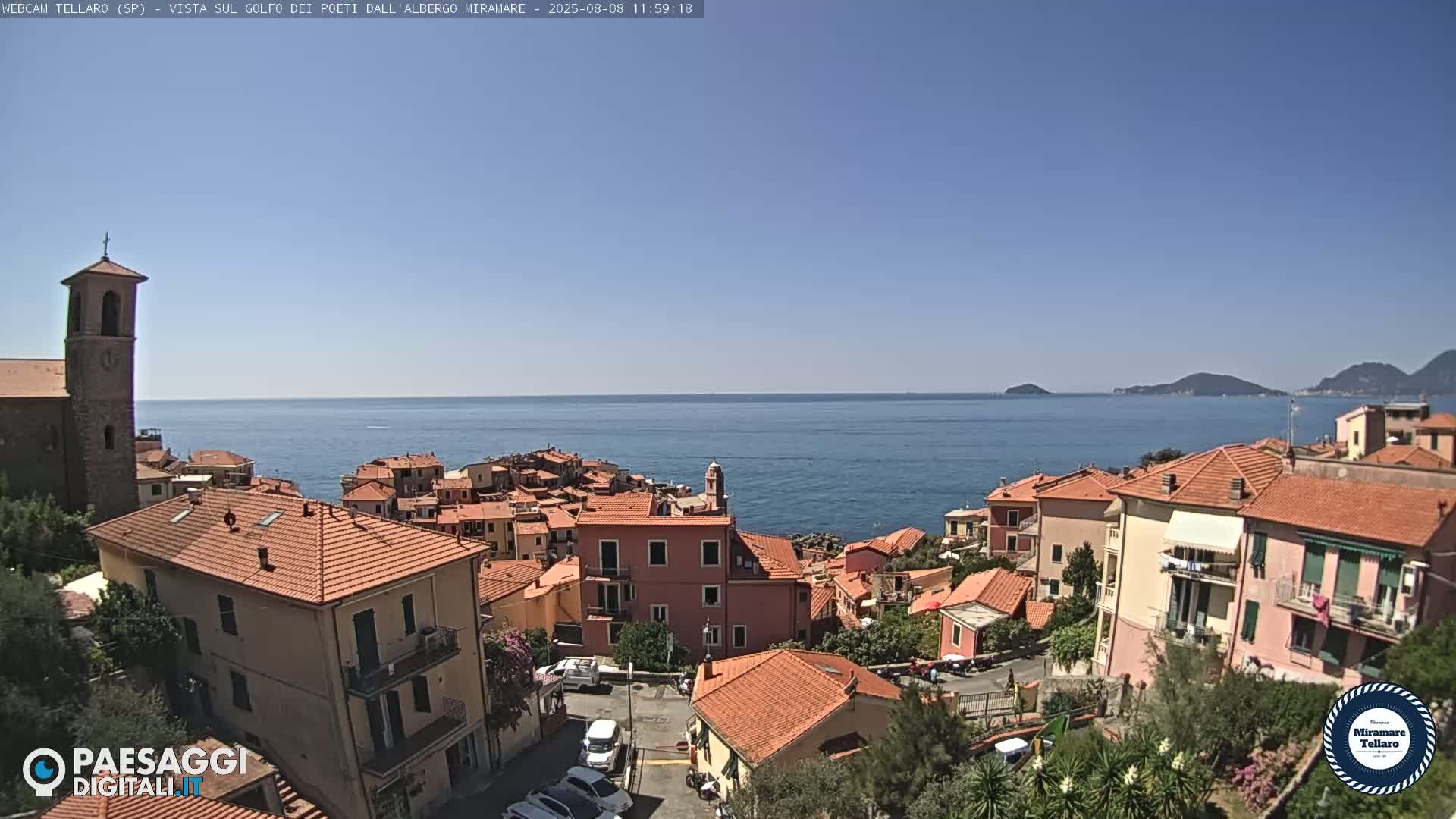 Tellaro City Live Cam - La Spezia, Liguria, Italy