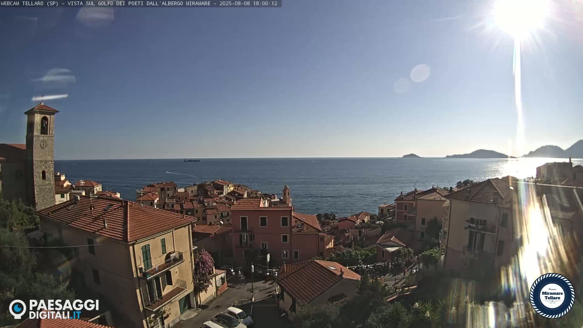 Tellaro City Live Cam - La Spezia, Liguria, Italy