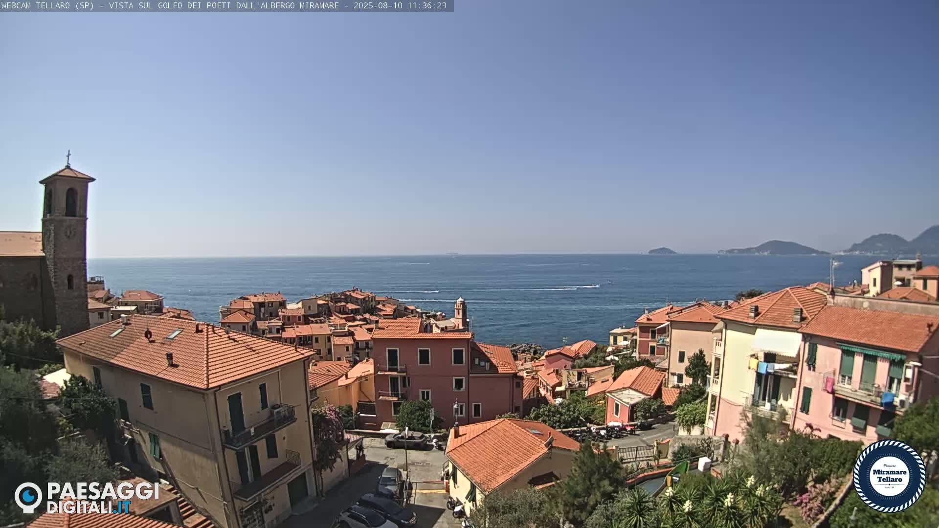 Tellaro City Live Cam - La Spezia, Liguria, Italy