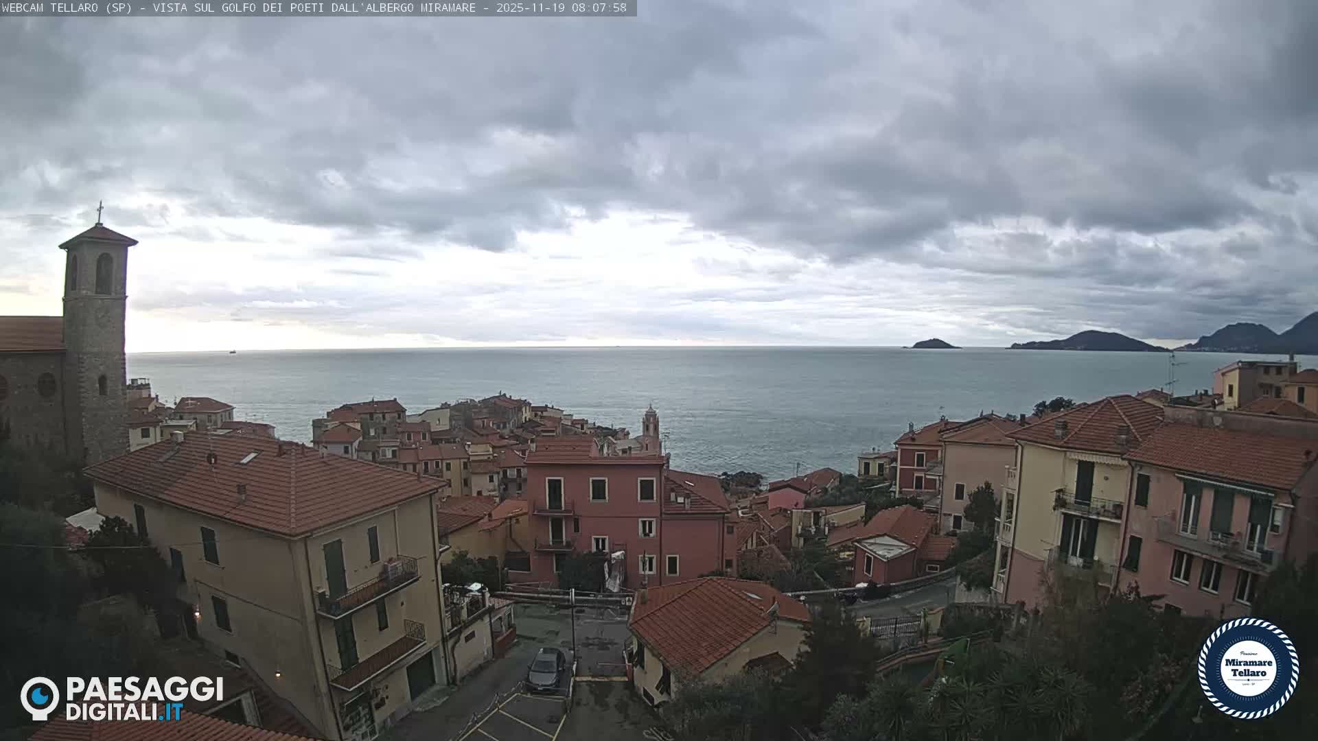 Tellaro City Live Cam - La Spezia, Liguria, Italy