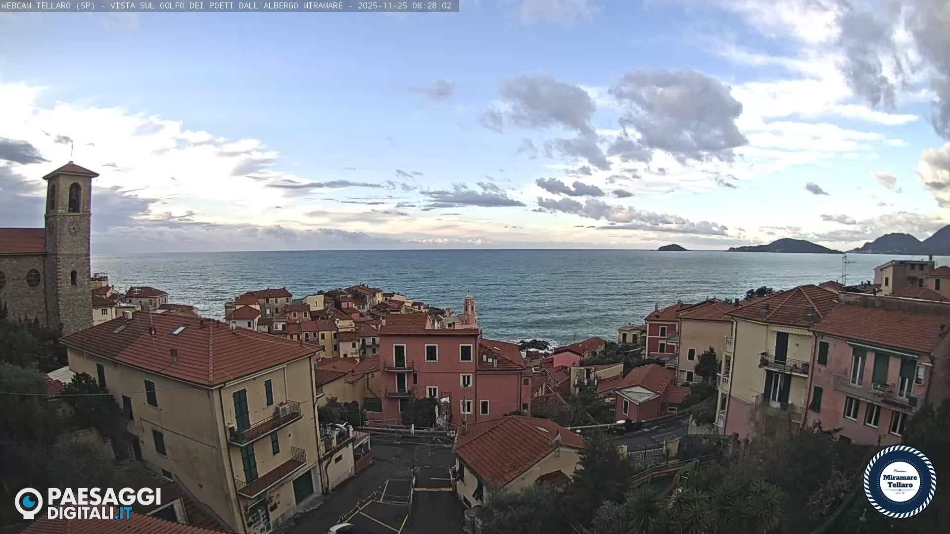 Tellaro City Live Cam - La Spezia, Liguria, Italy