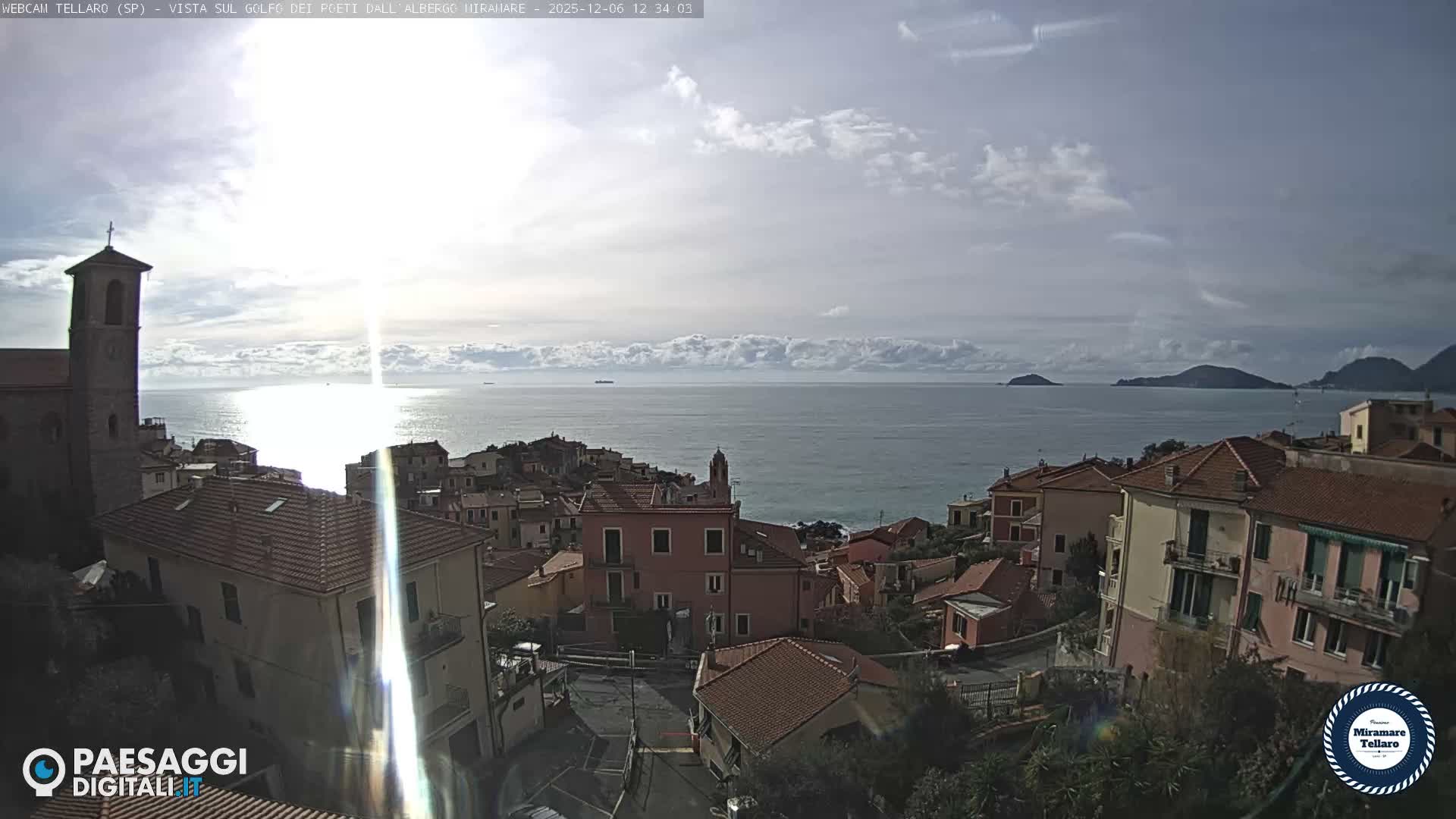 Tellaro City Live Cam - La Spezia, Liguria, Italy
