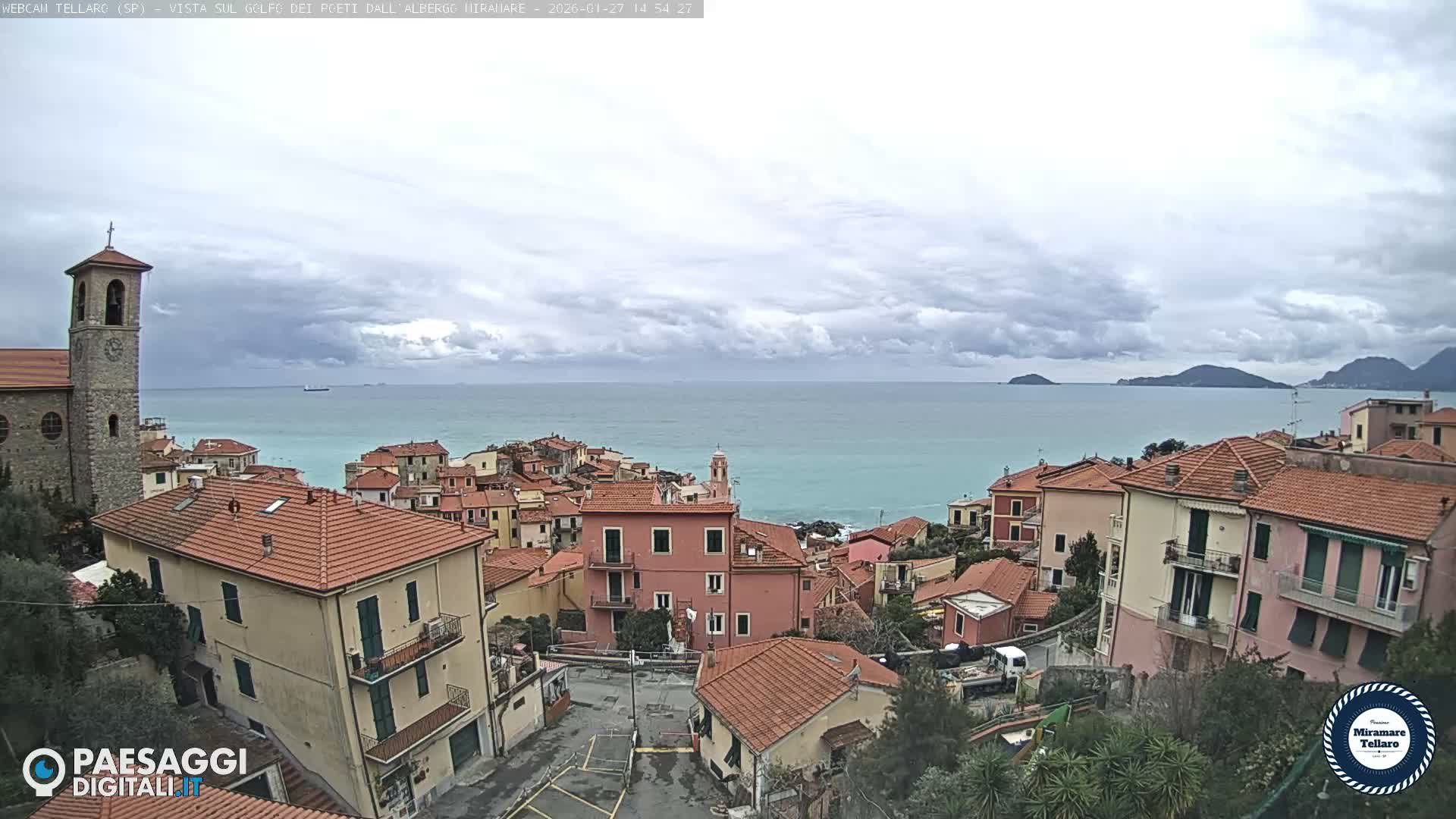 Tellaro City Live Cam - La Spezia, Liguria, Italy
