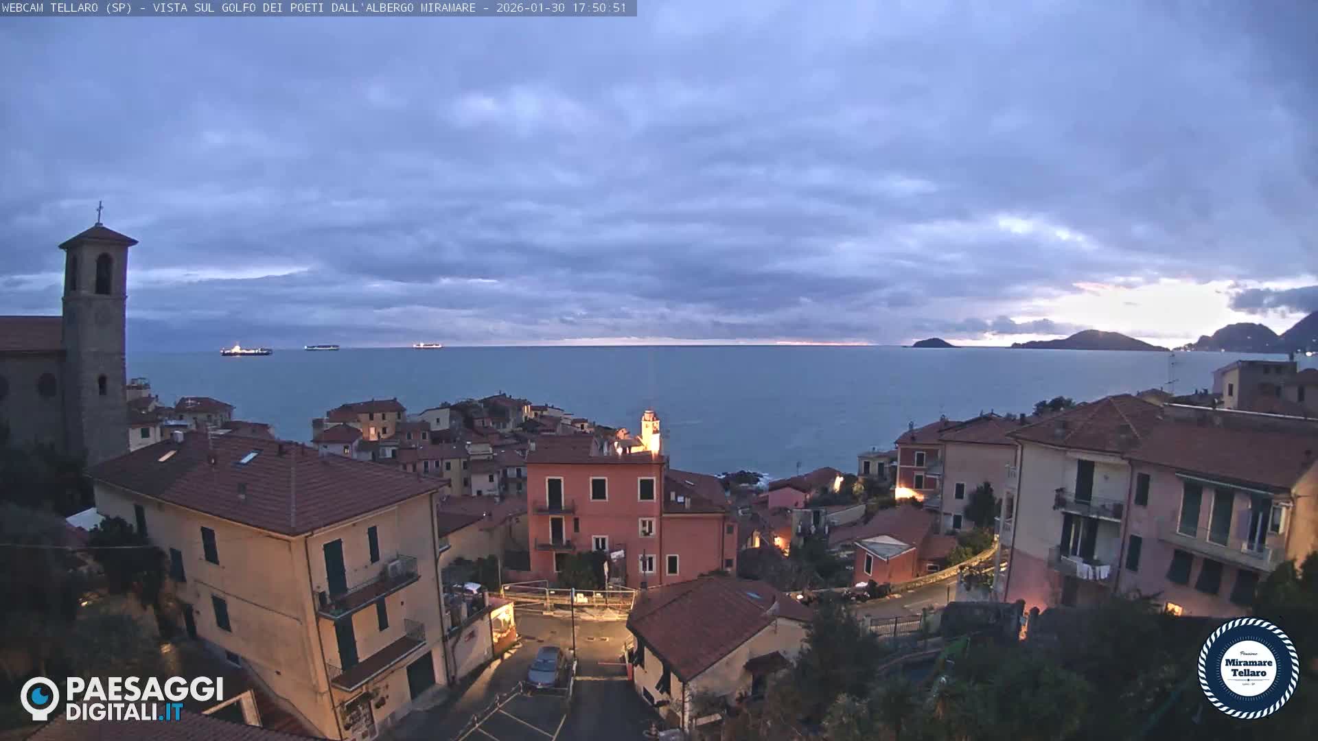 Tellaro City Live Cam - La Spezia, Liguria, Italy