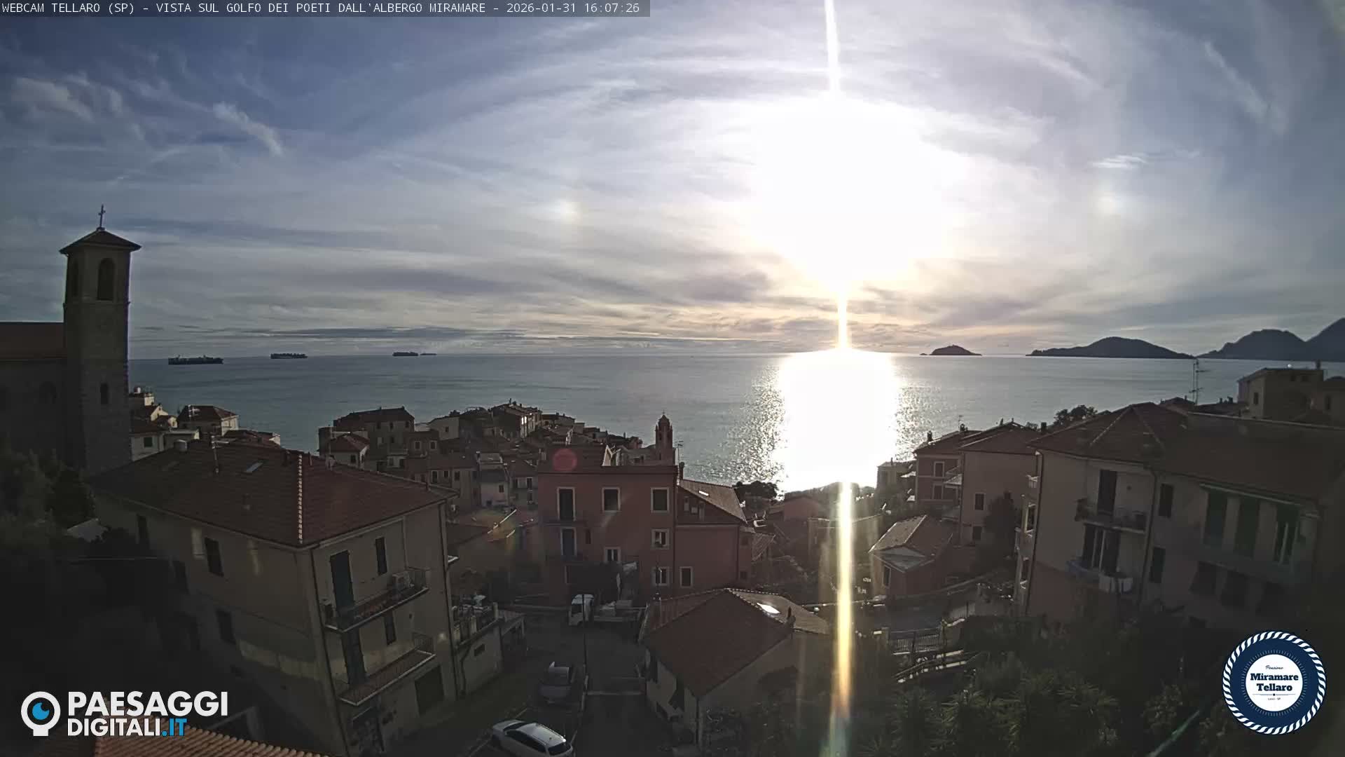 Tellaro City Live Cam - La Spezia, Liguria, Italy