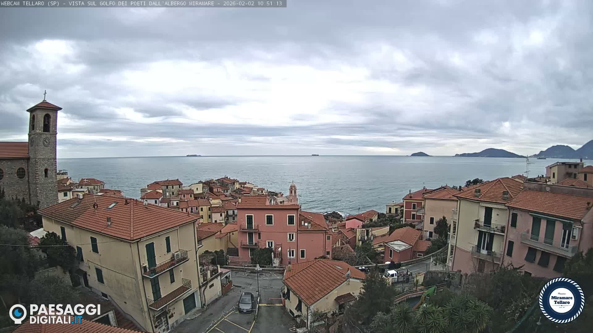 Tellaro City Live Cam - La Spezia, Liguria, Italy