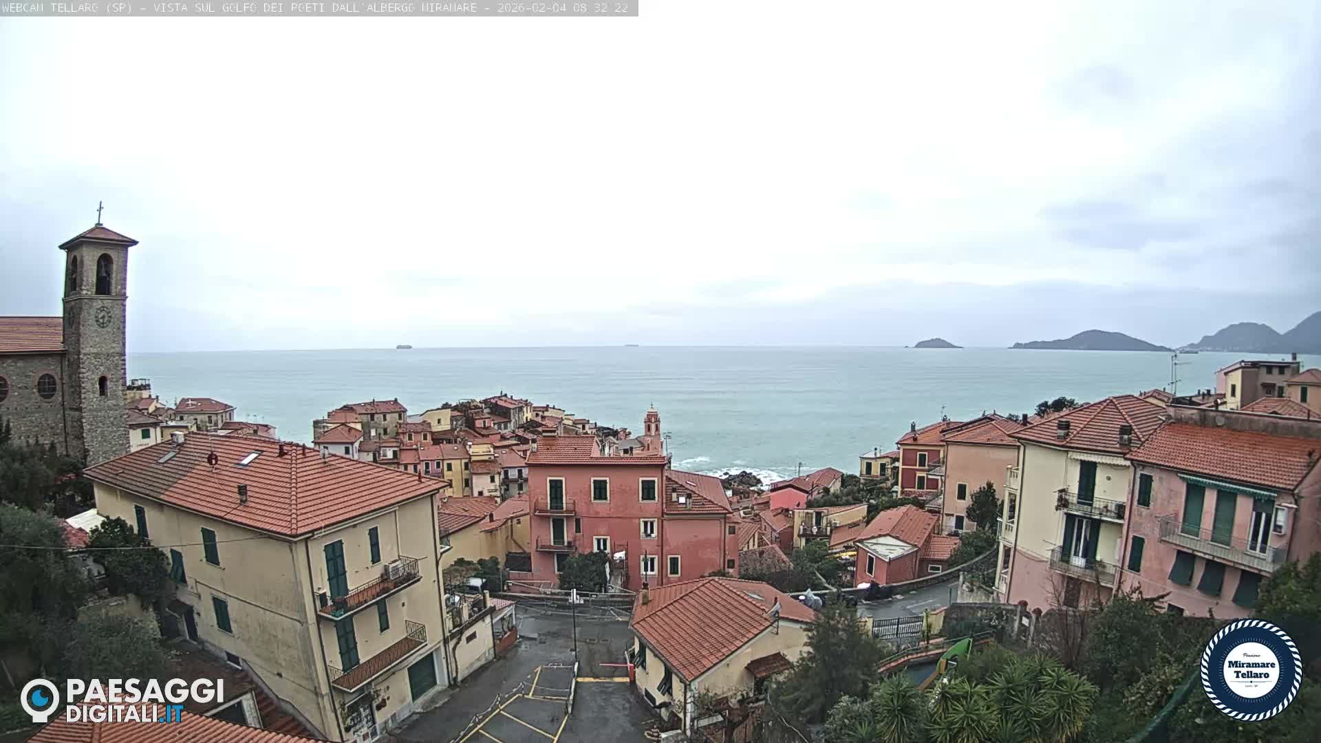 Tellaro City Live Cam - La Spezia, Liguria, Italy