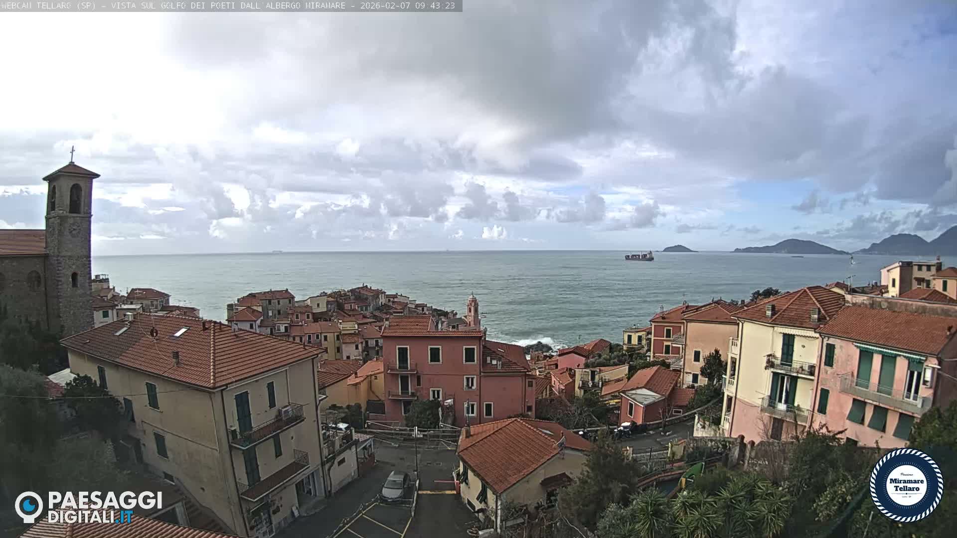 Tellaro City Live Cam - La Spezia, Liguria, Italy