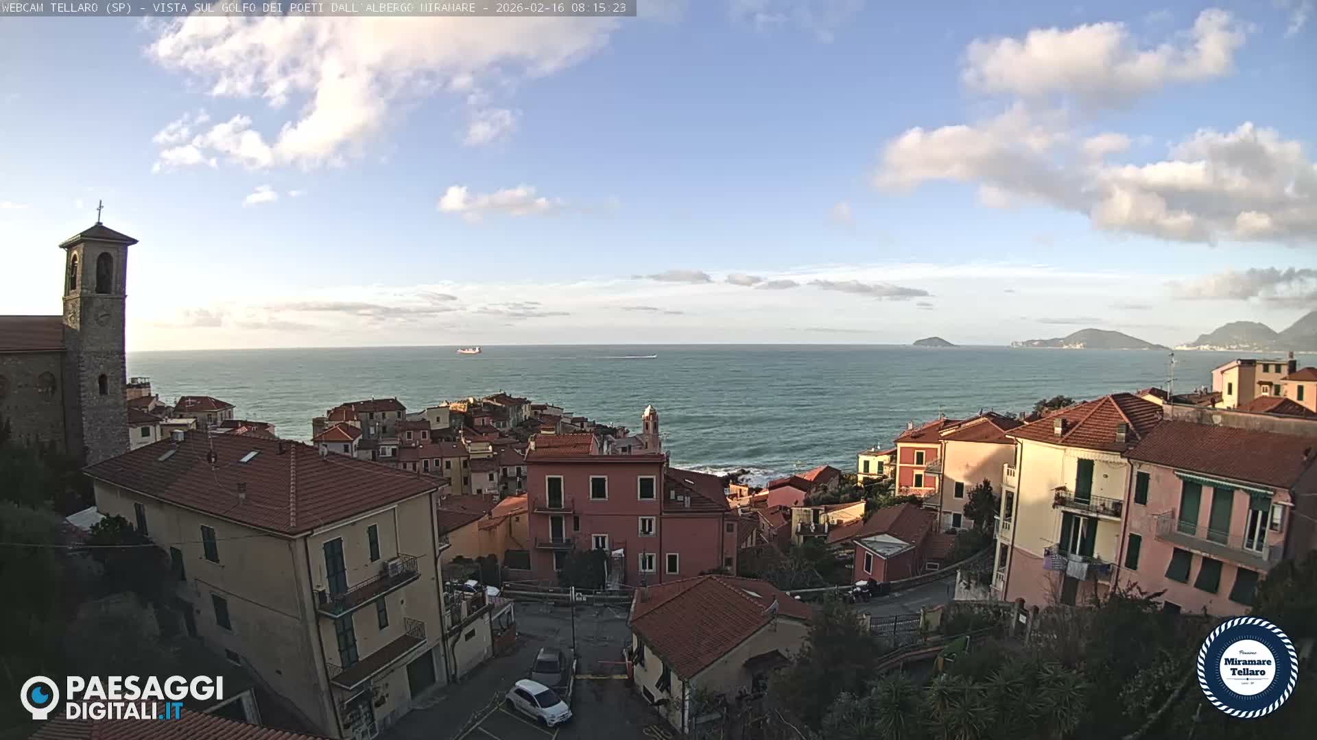Tellaro City Live Cam - La Spezia, Liguria, Italy