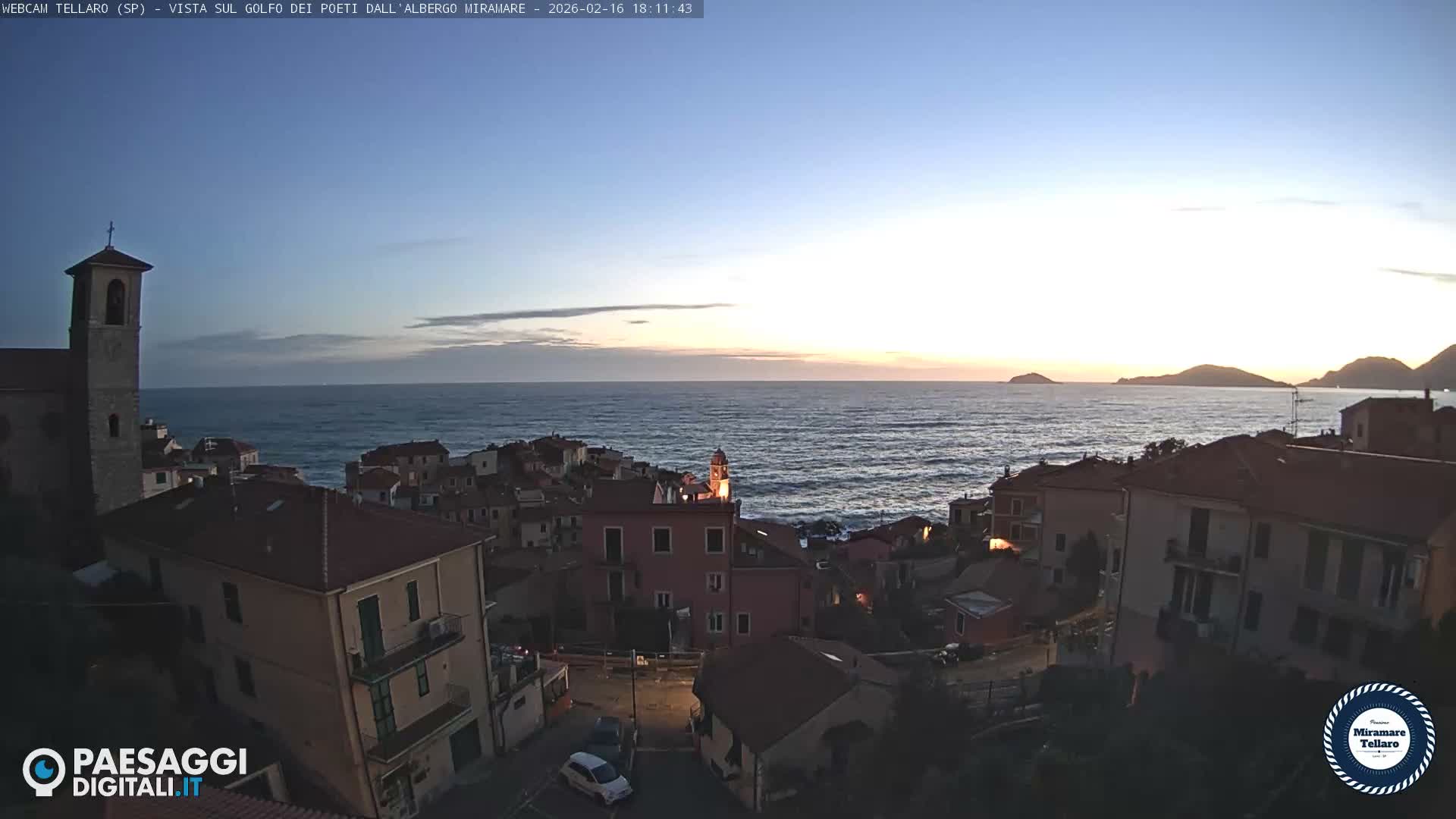 Tellaro City Live Cam - La Spezia, Liguria, Italy
