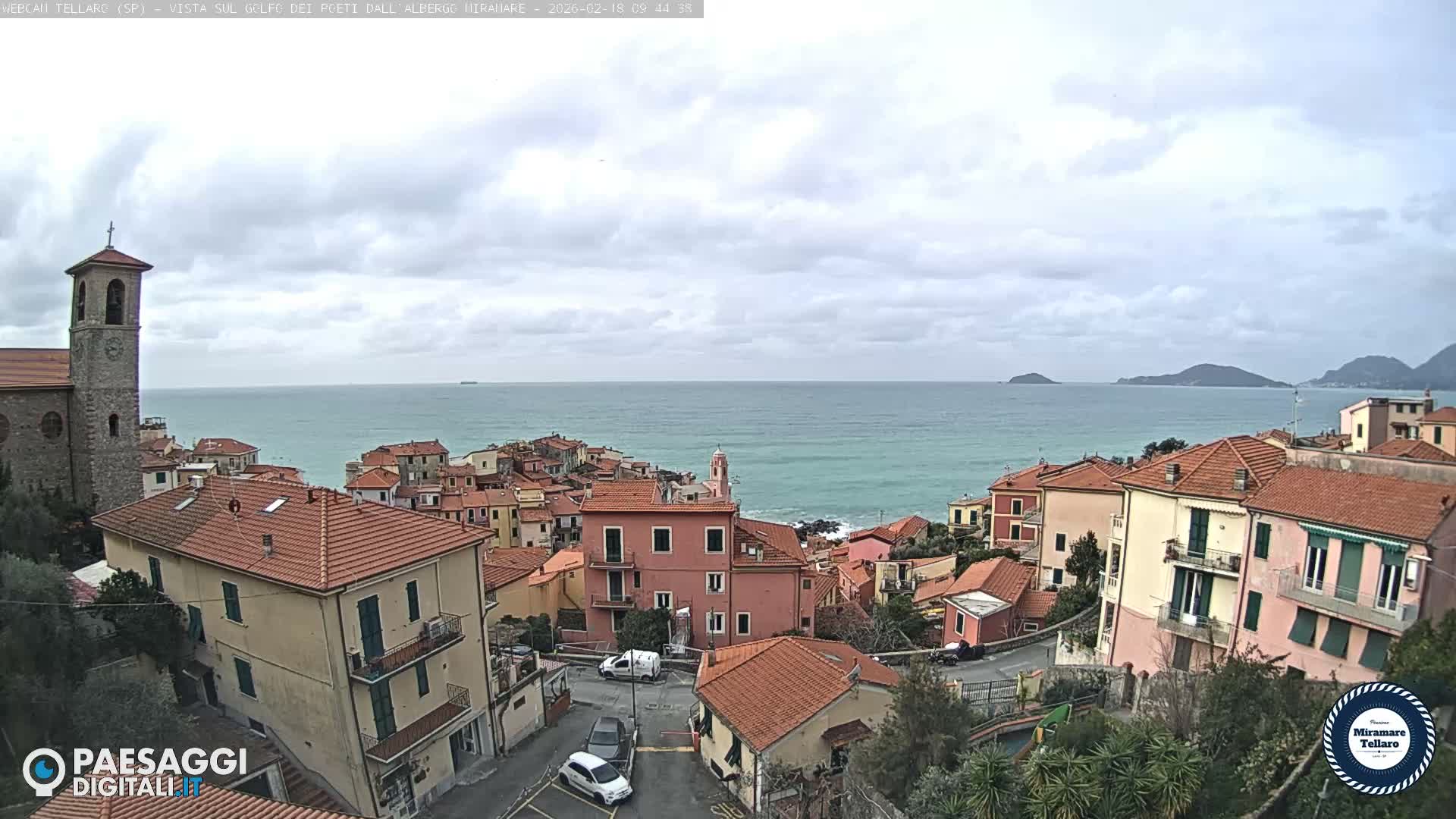 Tellaro City Live Cam - La Spezia, Liguria, Italy