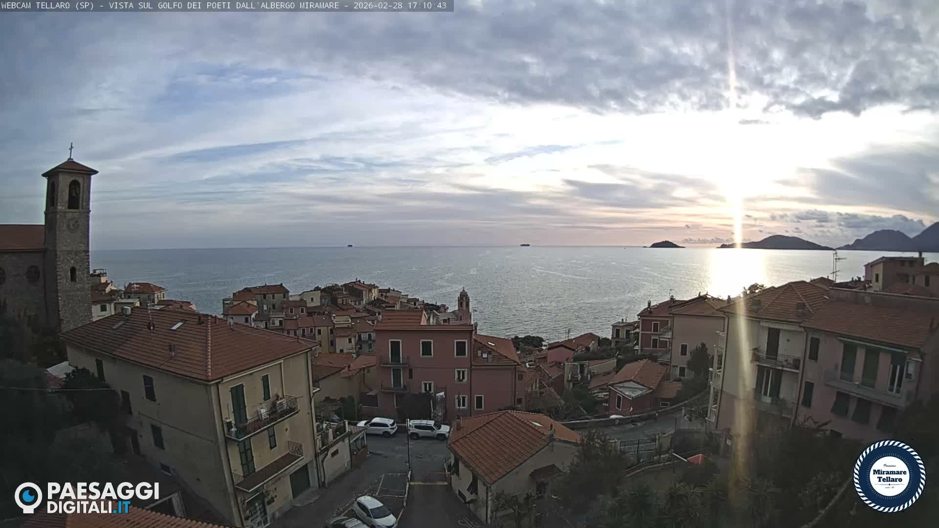 Tellaro City Live Cam - La Spezia, Liguria, Italy