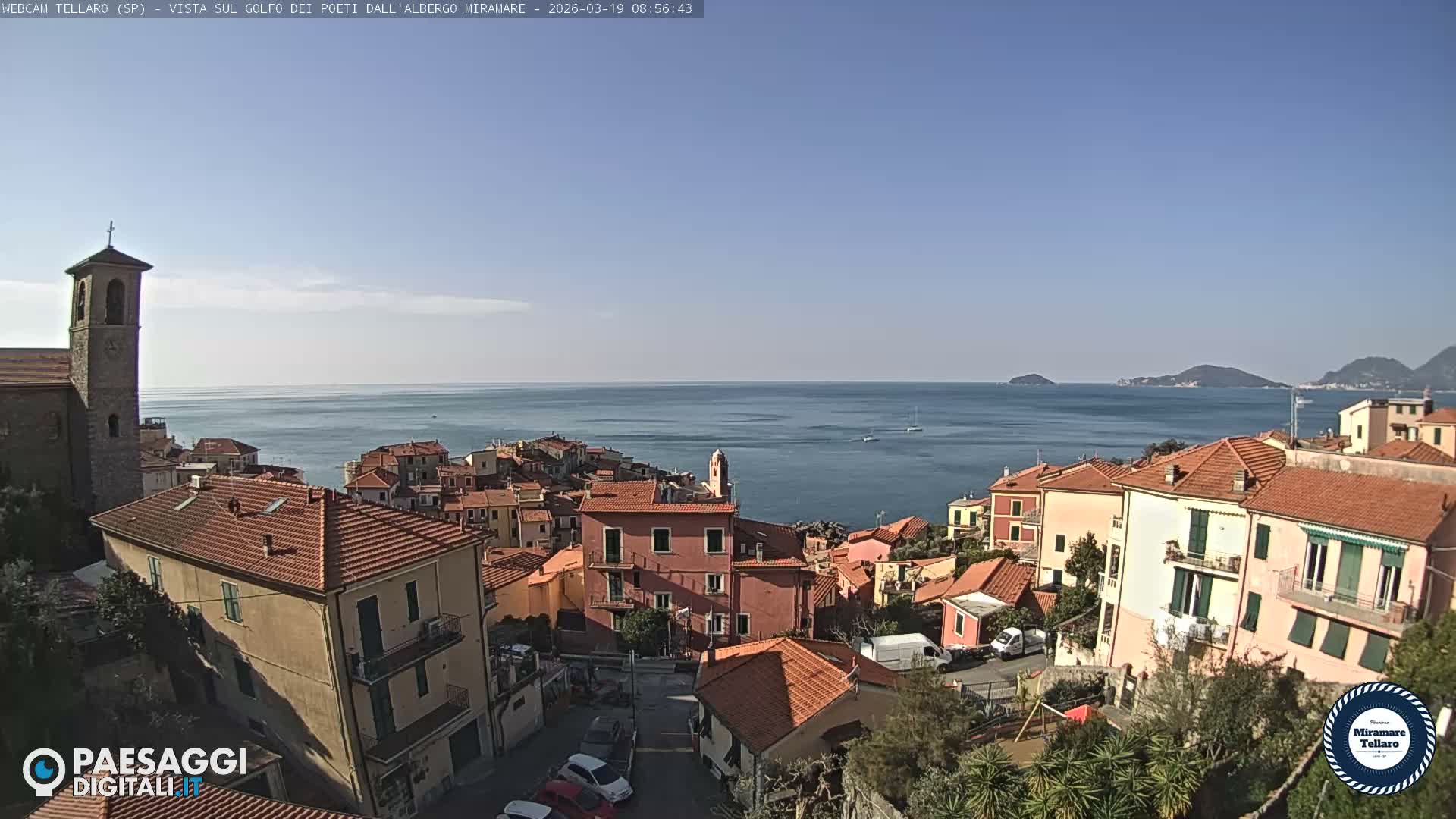 Tellaro City Live Cam - La Spezia, Liguria, Italy