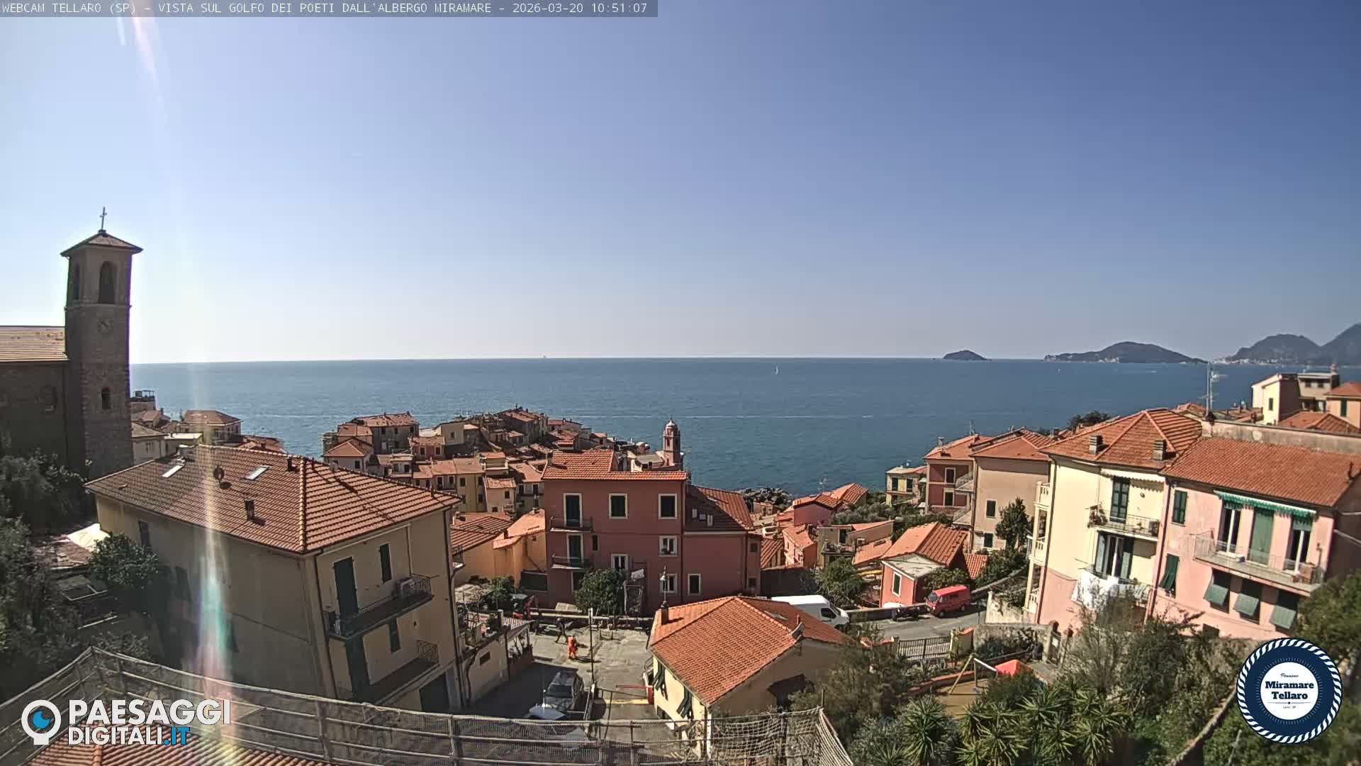 Tellaro City Live Cam - La Spezia, Liguria, Italy