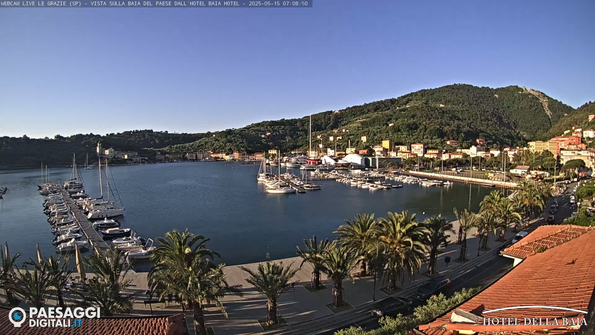 Le Grazie Marina Live Cam - La Spezia, Liguria, Italy