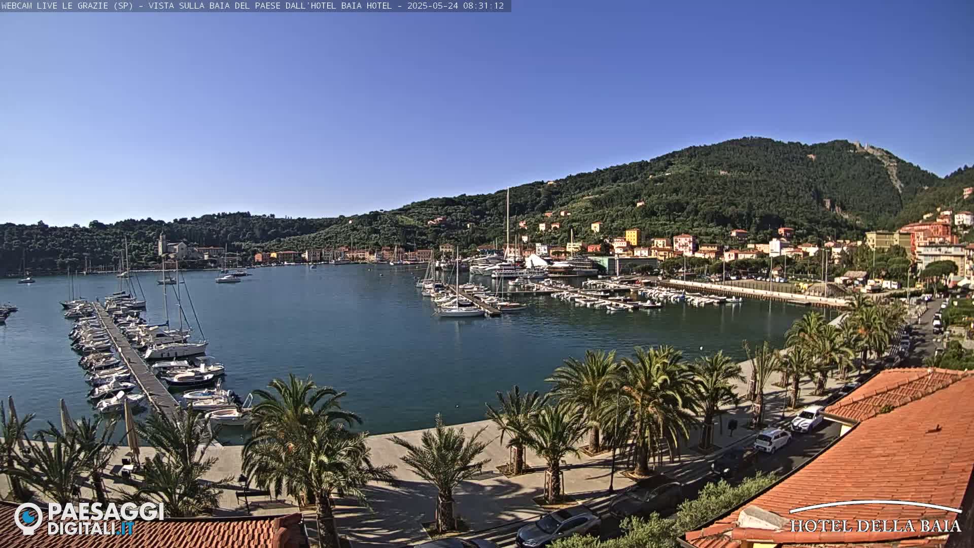 Le Grazie Marina Live Cam - La Spezia, Liguria, Italy