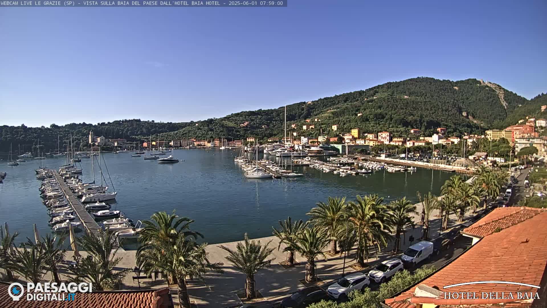 Le Grazie Marina Live Cam - La Spezia, Liguria, Italy