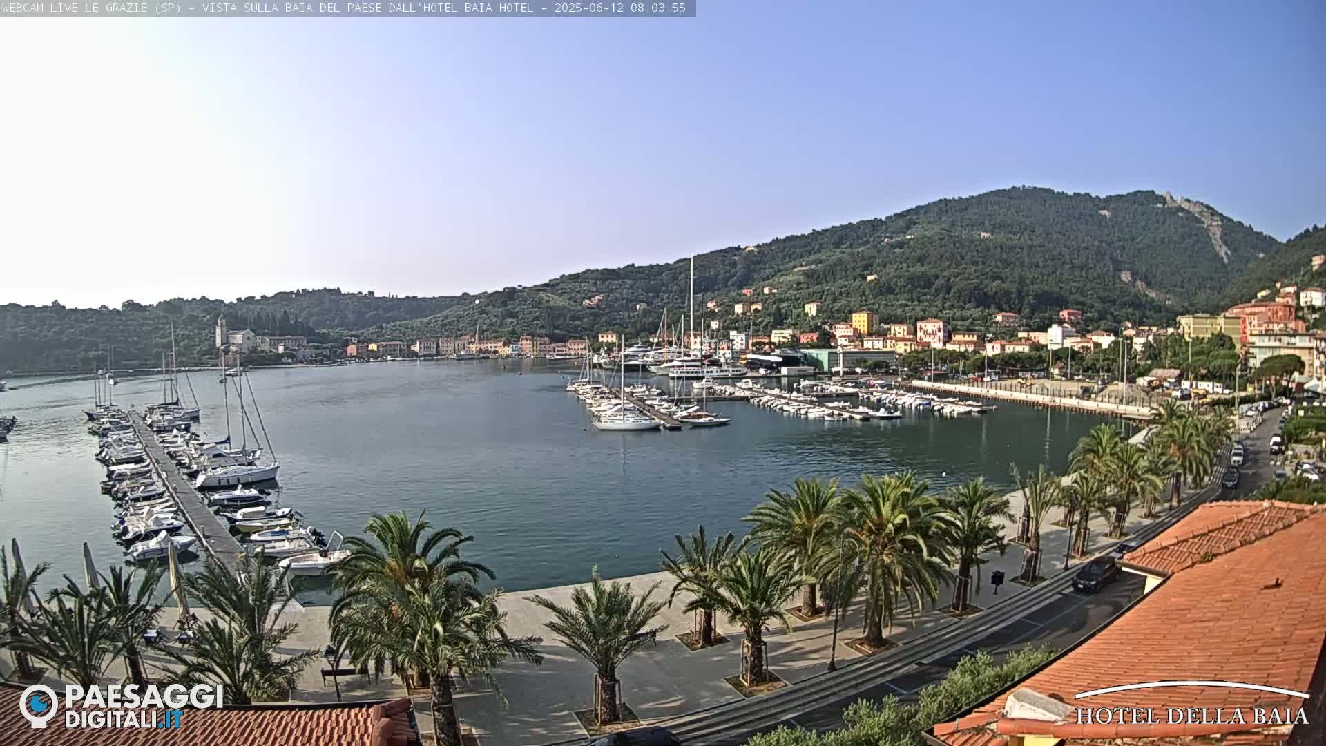 Le Grazie Marina Live Cam - La Spezia, Liguria, Italy