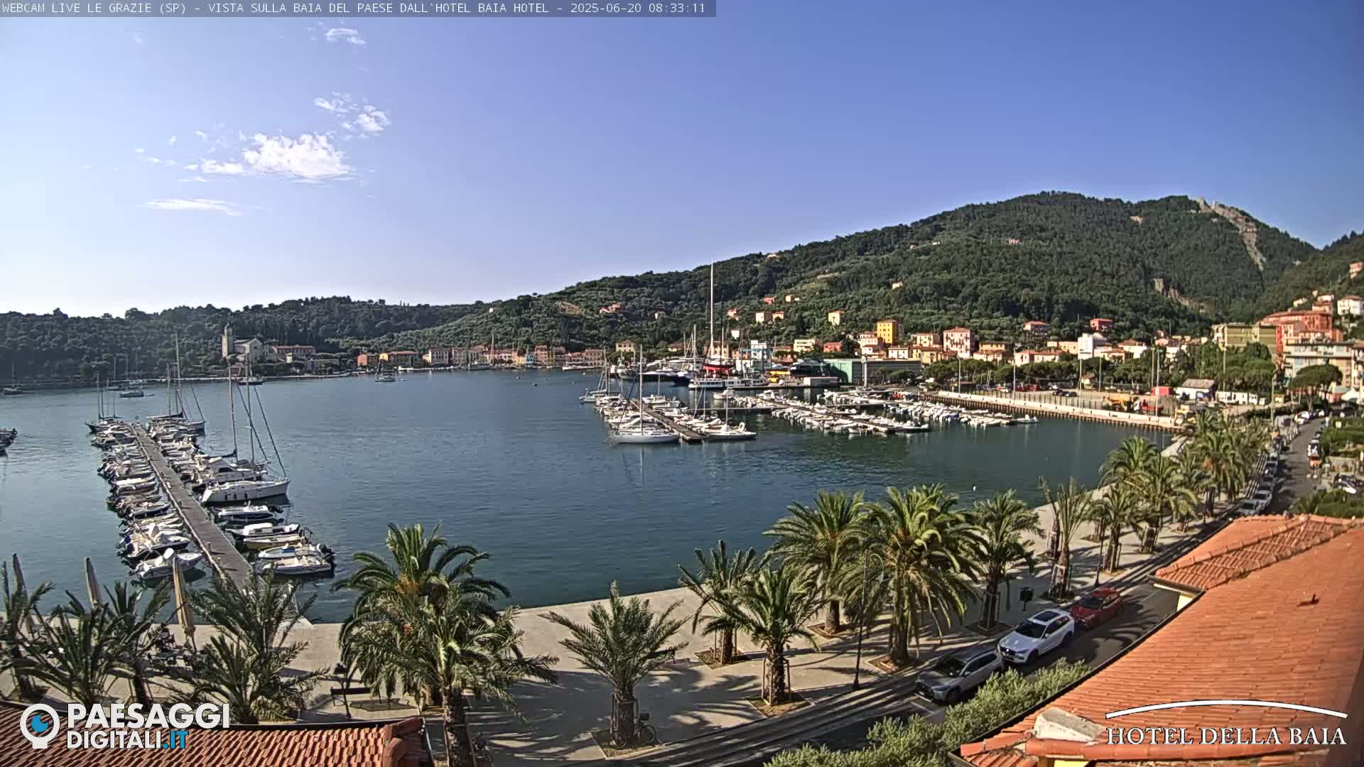 Le Grazie Marina Live Cam - La Spezia, Liguria, Italy