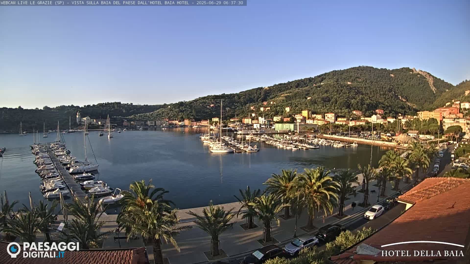 Le Grazie Marina Live Cam - La Spezia, Liguria, Italy