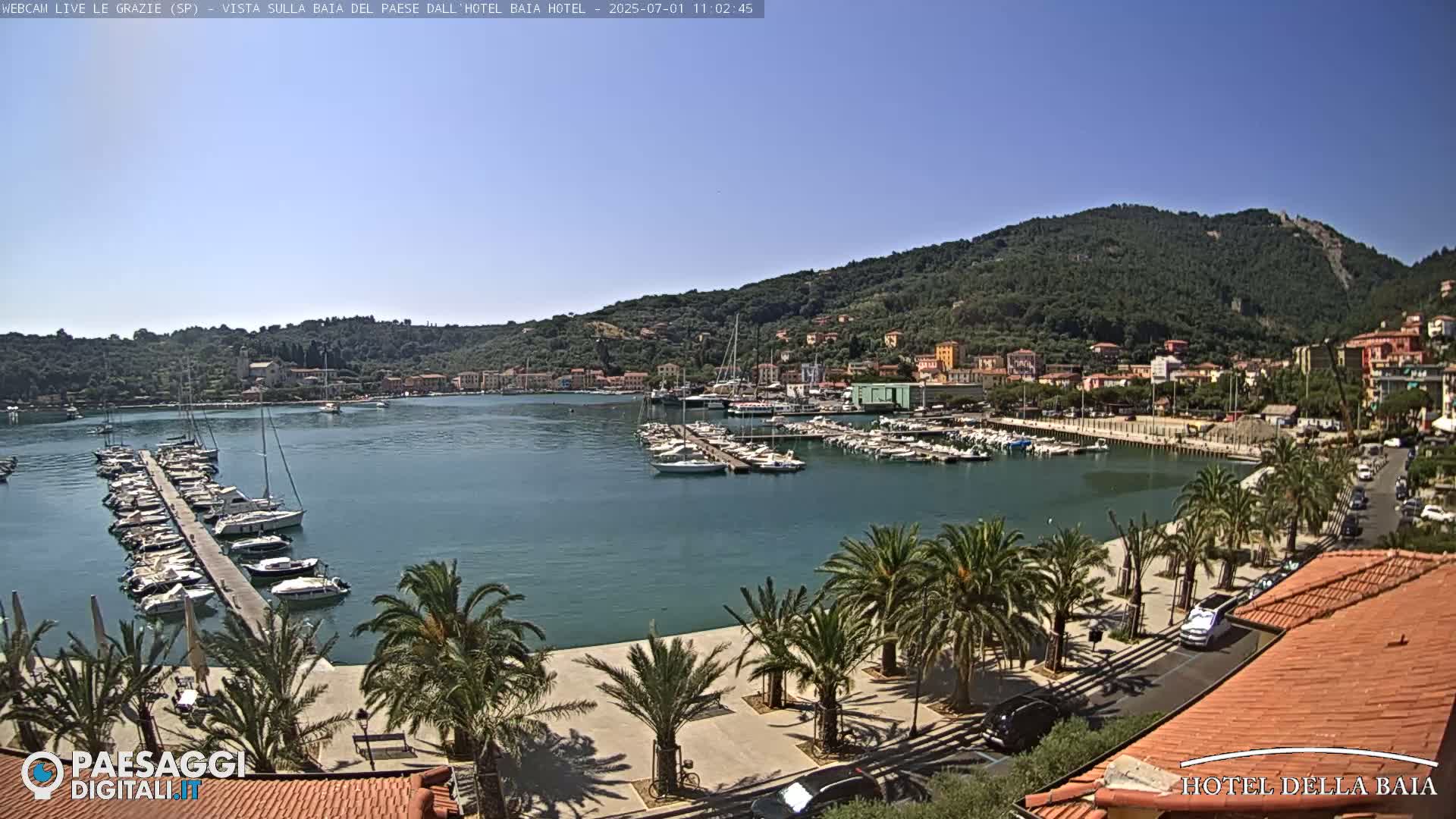 Le Grazie Marina Live Cam - La Spezia, Liguria, Italy