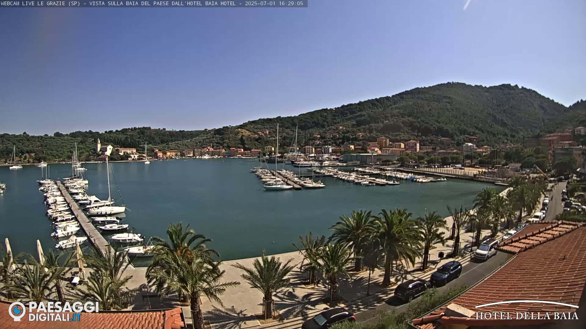 Le Grazie Marina Live Cam - La Spezia, Liguria, Italy