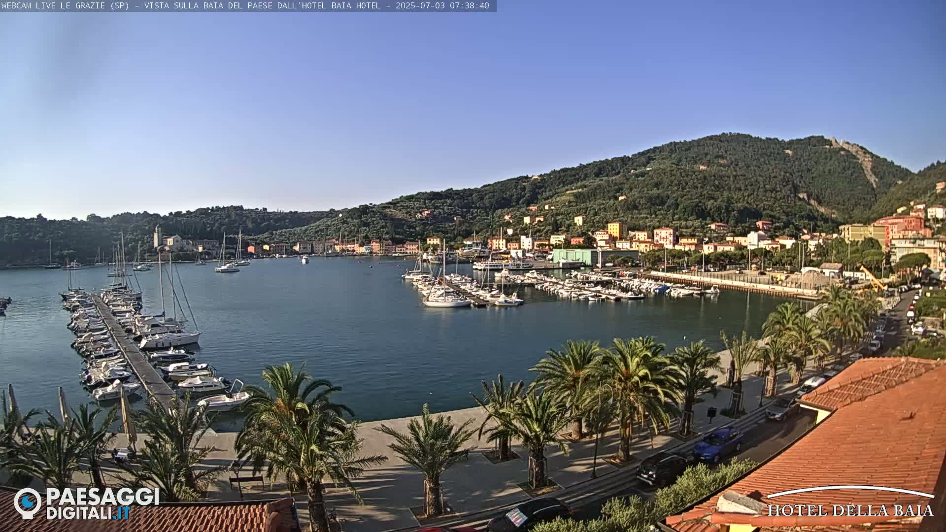 Le Grazie Marina Live Cam - La Spezia, Liguria, Italy