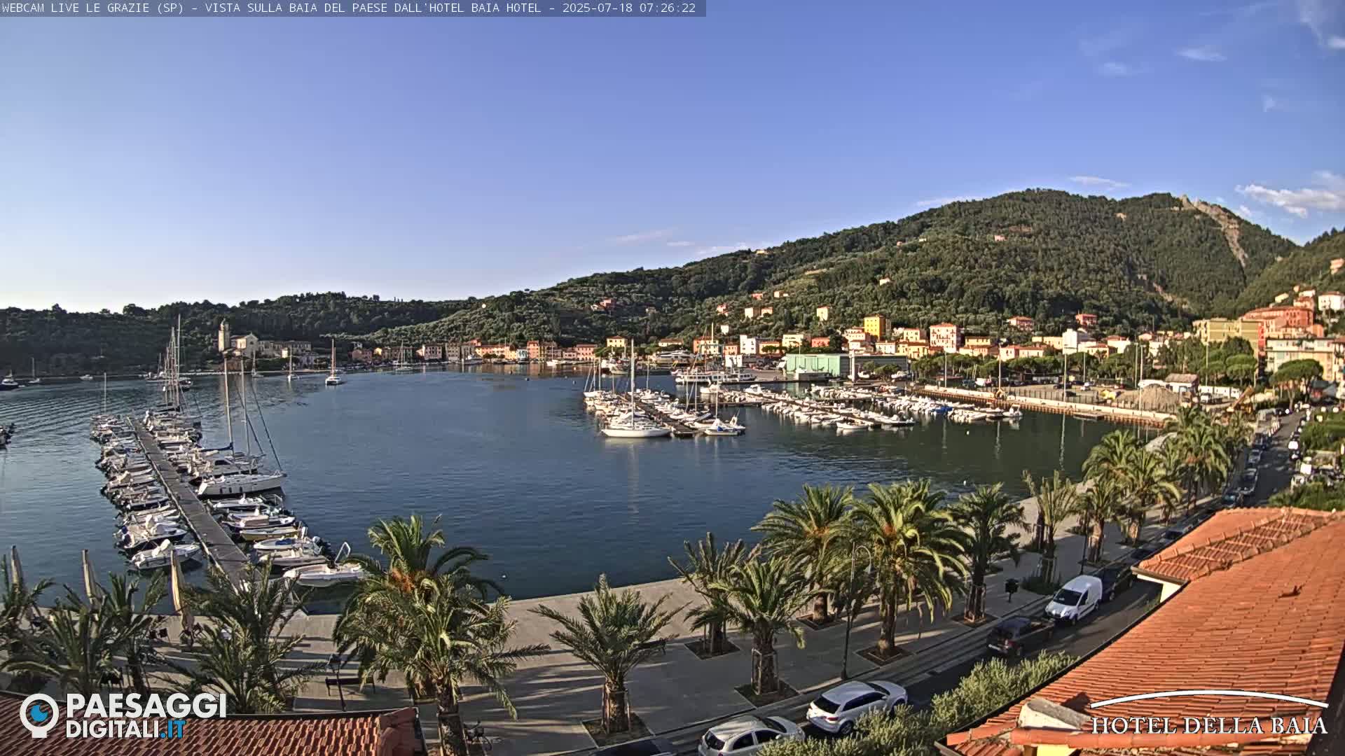 Le Grazie Marina Live Cam - La Spezia, Liguria, Italy