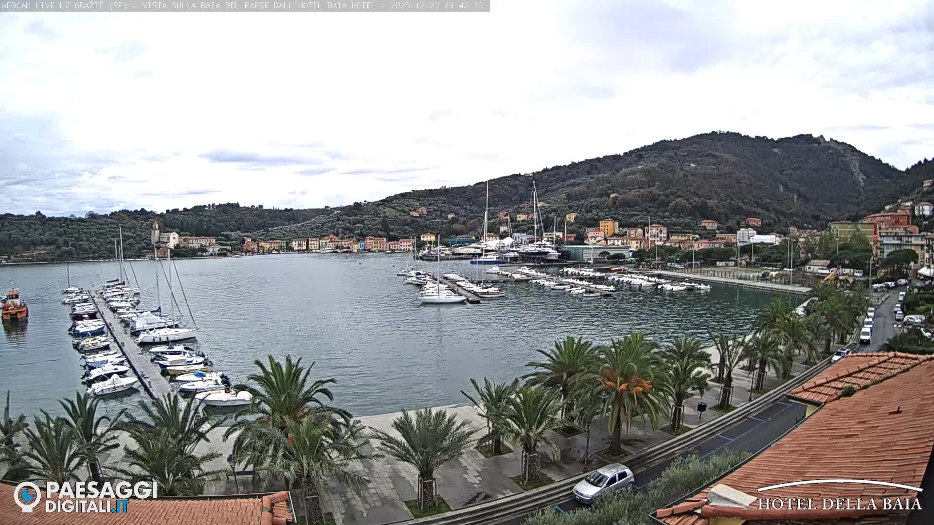 Le Grazie Marina Live Cam - La Spezia, Liguria, Italy