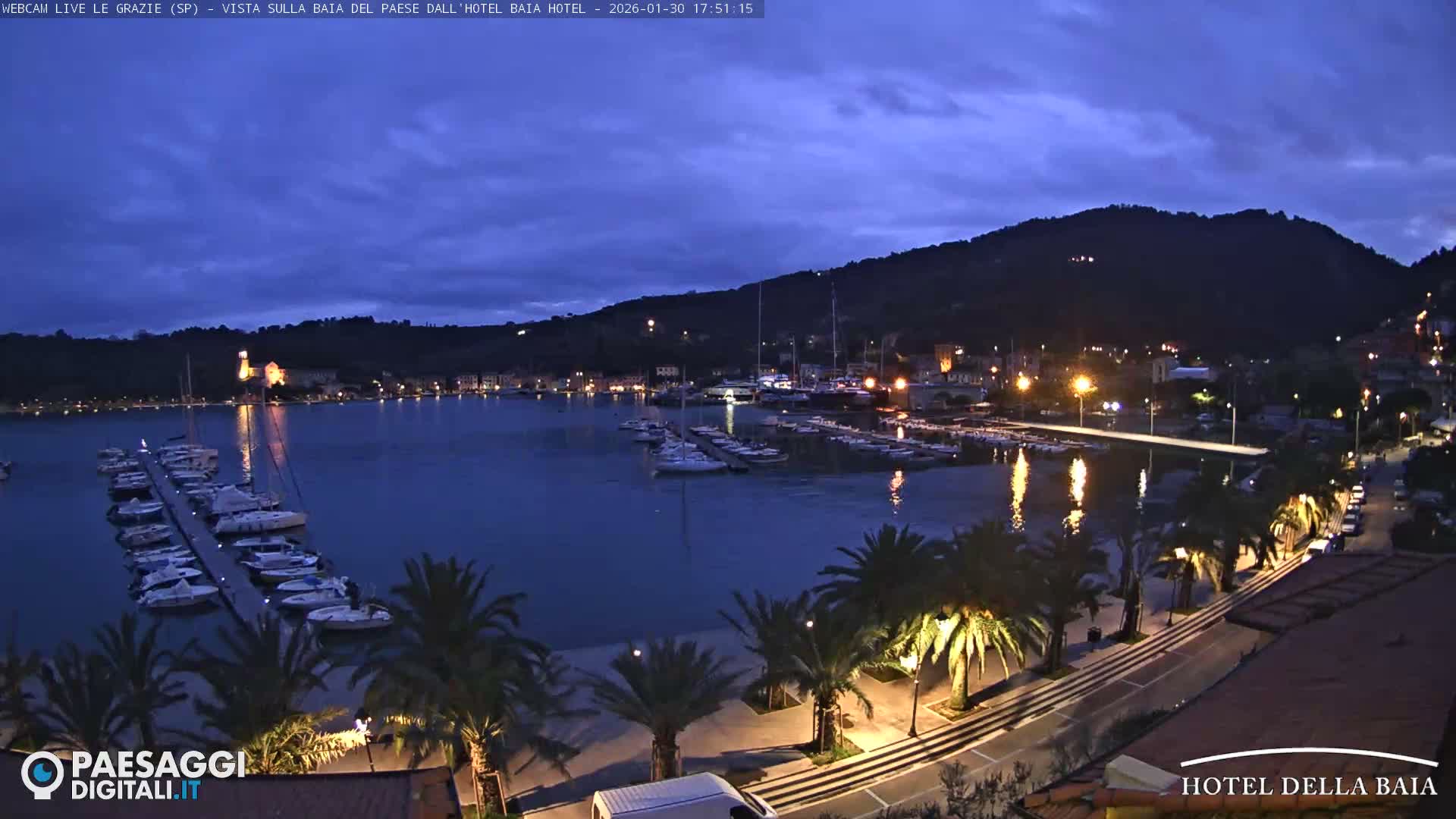 Le Grazie Marina Live Cam - La Spezia, Liguria, Italy