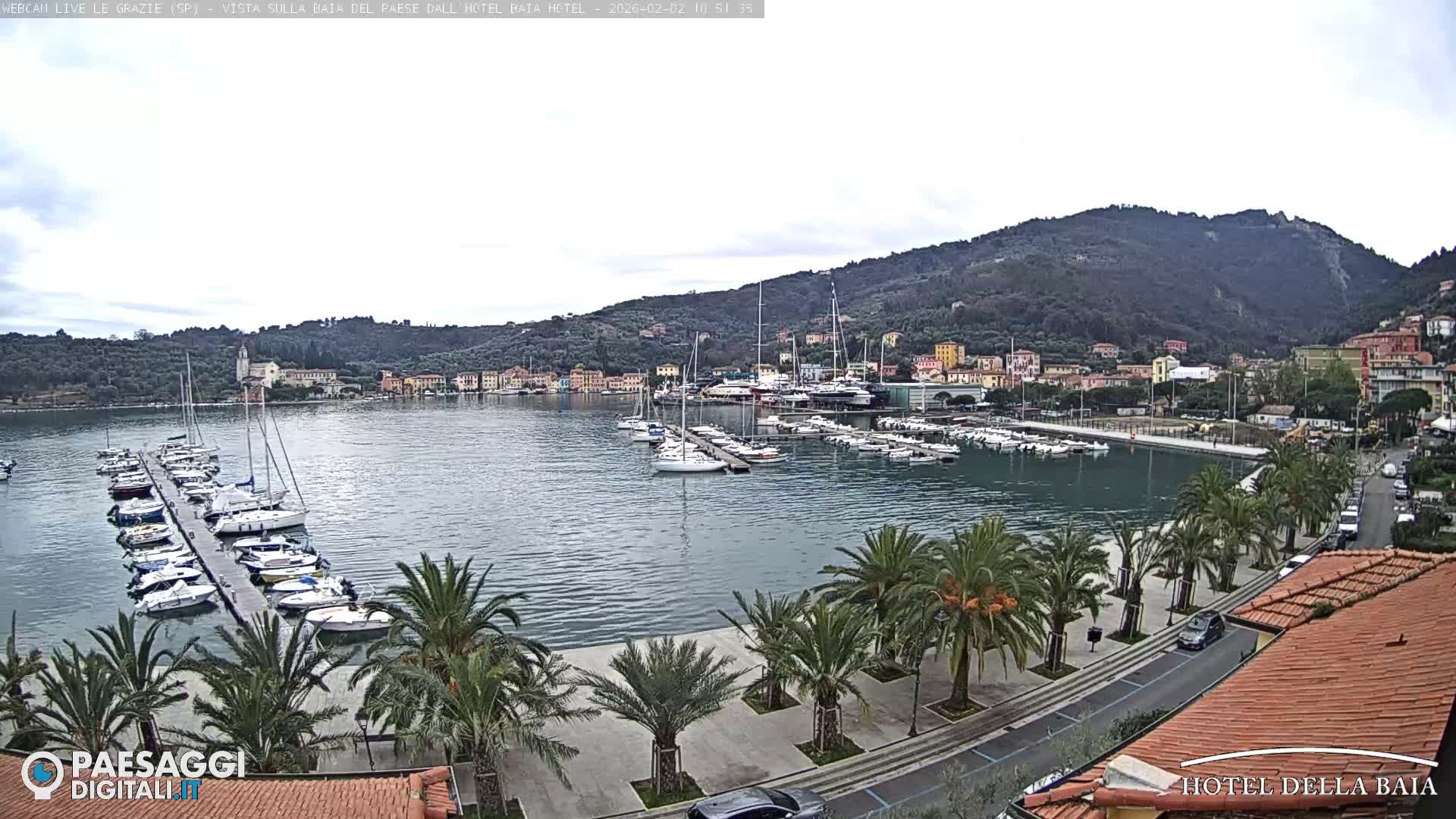 Le Grazie Marina Live Cam - La Spezia, Liguria, Italy