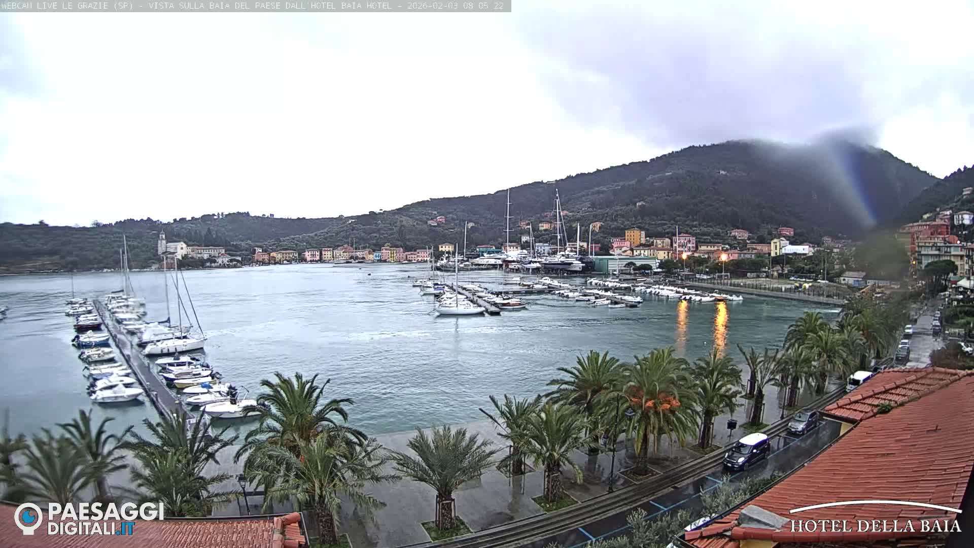 Le Grazie Marina Live Cam - La Spezia, Liguria, Italy