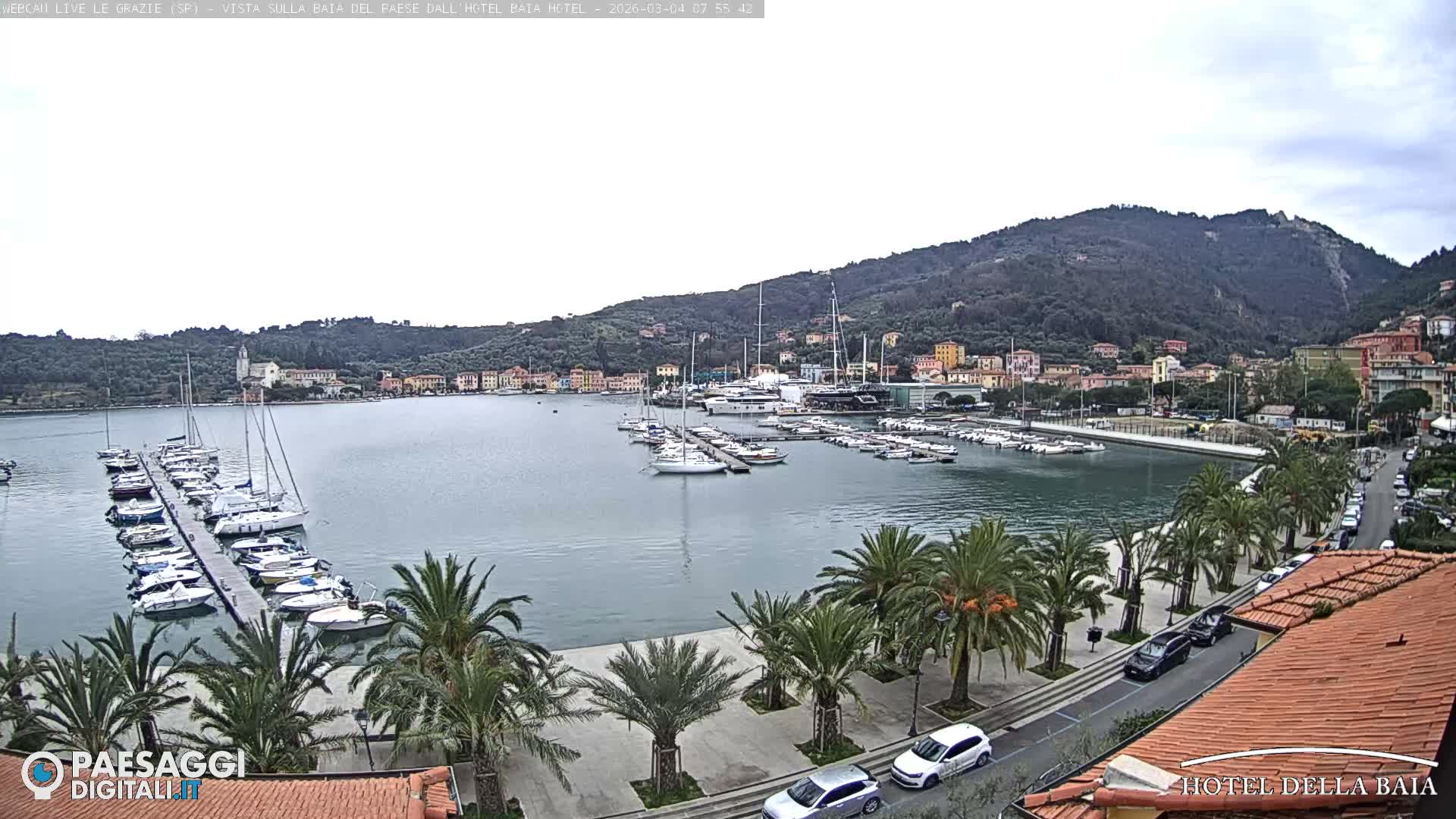 Le Grazie Marina Live Cam - La Spezia, Liguria, Italy