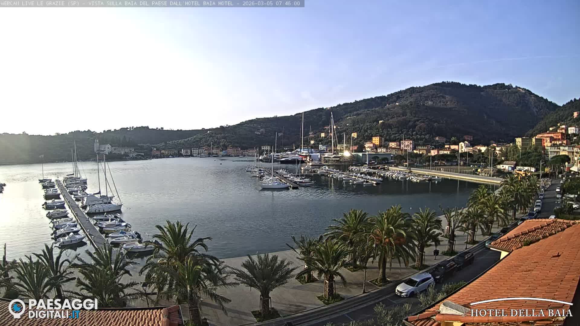 Le Grazie Marina Live Cam - La Spezia, Liguria, Italy