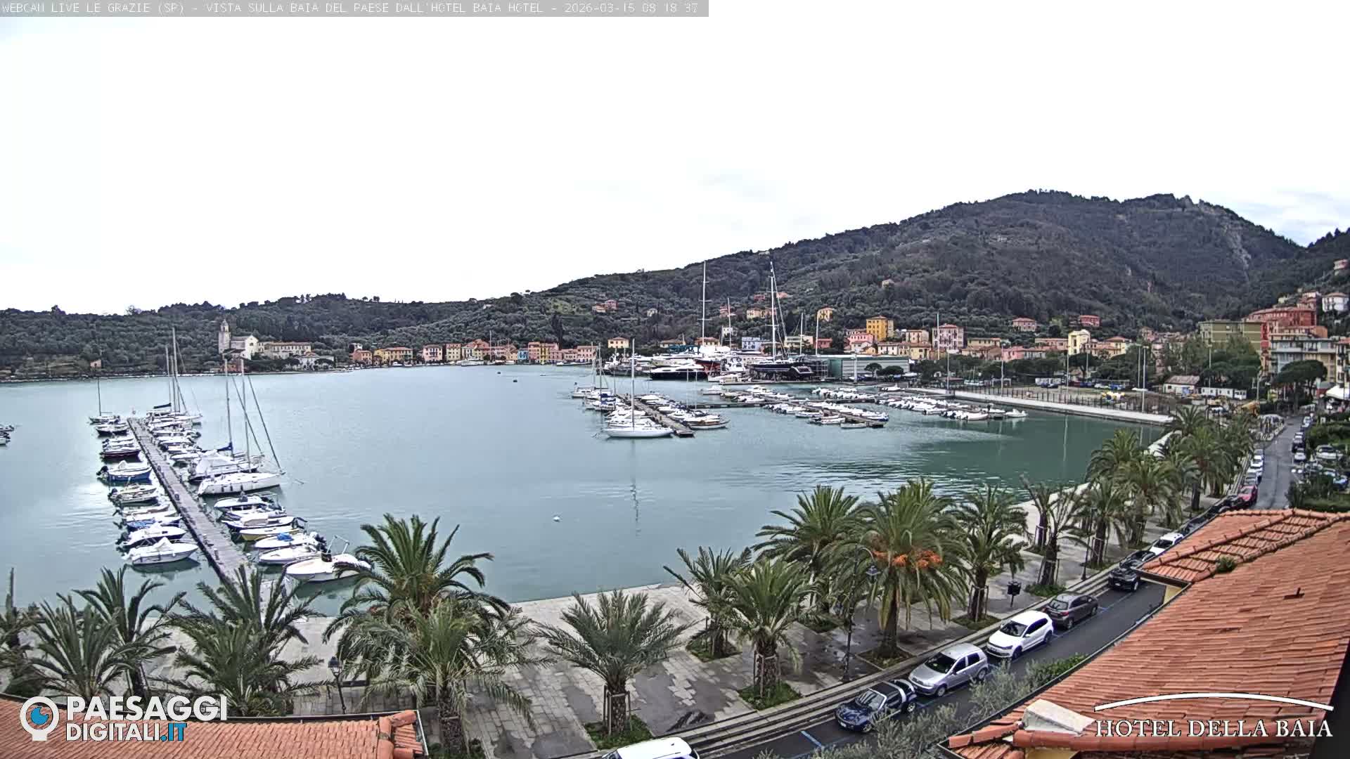 Le Grazie Marina Live Cam - La Spezia, Liguria, Italy