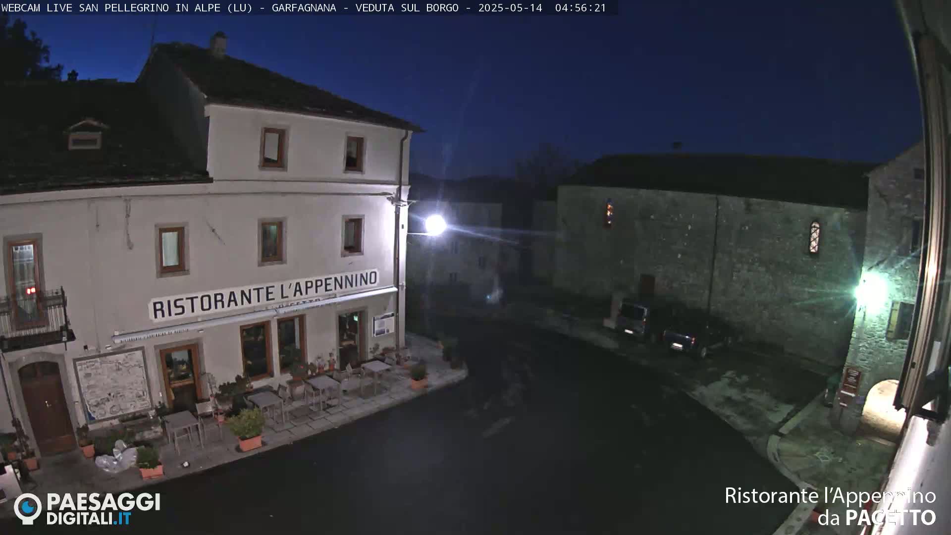 Garfagnana, San Pellegrino in Alpe  Alps Live Cam -  Lucca, Tuscany, Italy