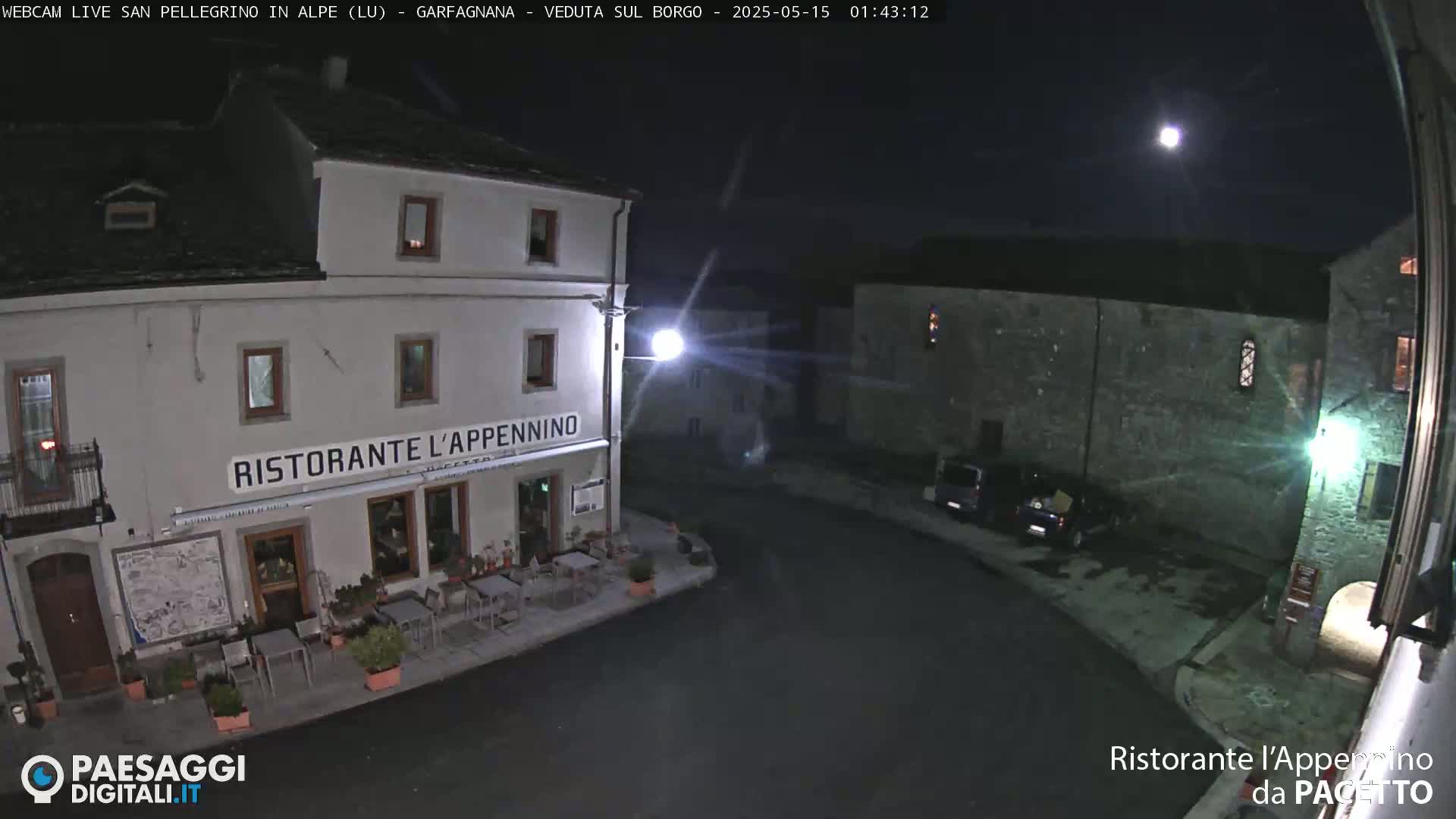 Garfagnana, San Pellegrino in Alpe  Alps Live Cam -  Lucca, Tuscany, Italy