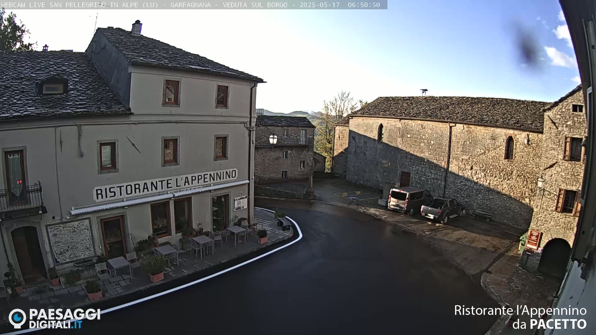 Garfagnana, San Pellegrino in Alpe  Alps Live Cam -  Lucca, Tuscany, Italy