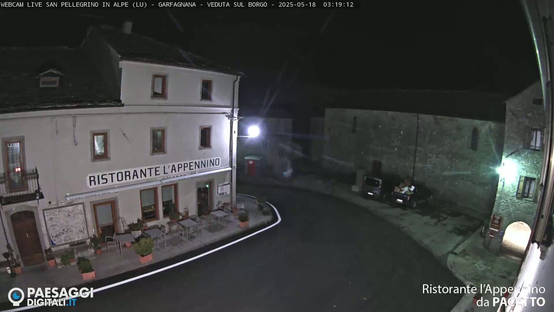 Garfagnana, San Pellegrino in Alpe  Alps Live Cam -  Lucca, Tuscany, Italy