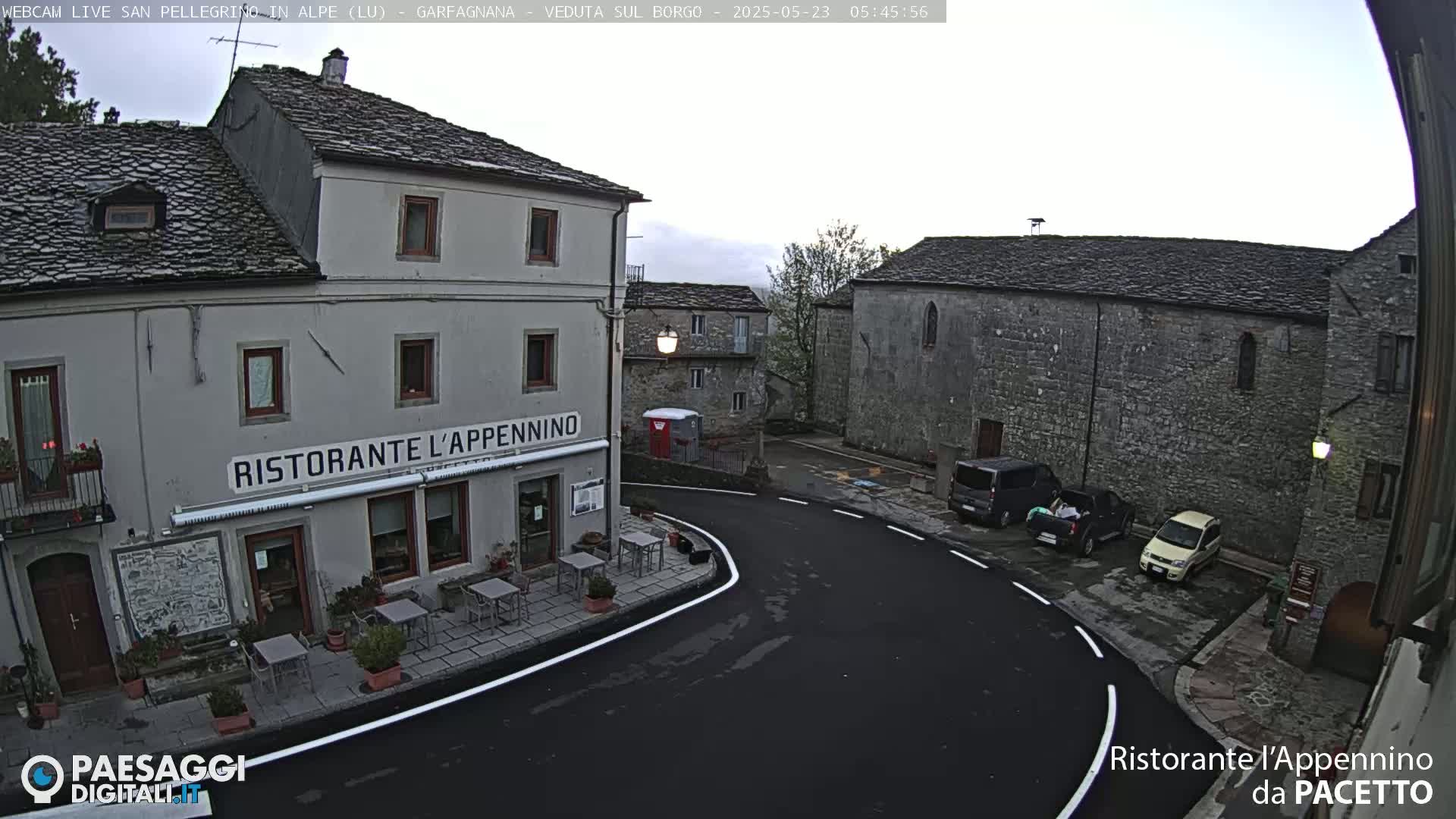 Garfagnana, San Pellegrino in Alpe  Alps Live Cam -  Lucca, Tuscany, Italy